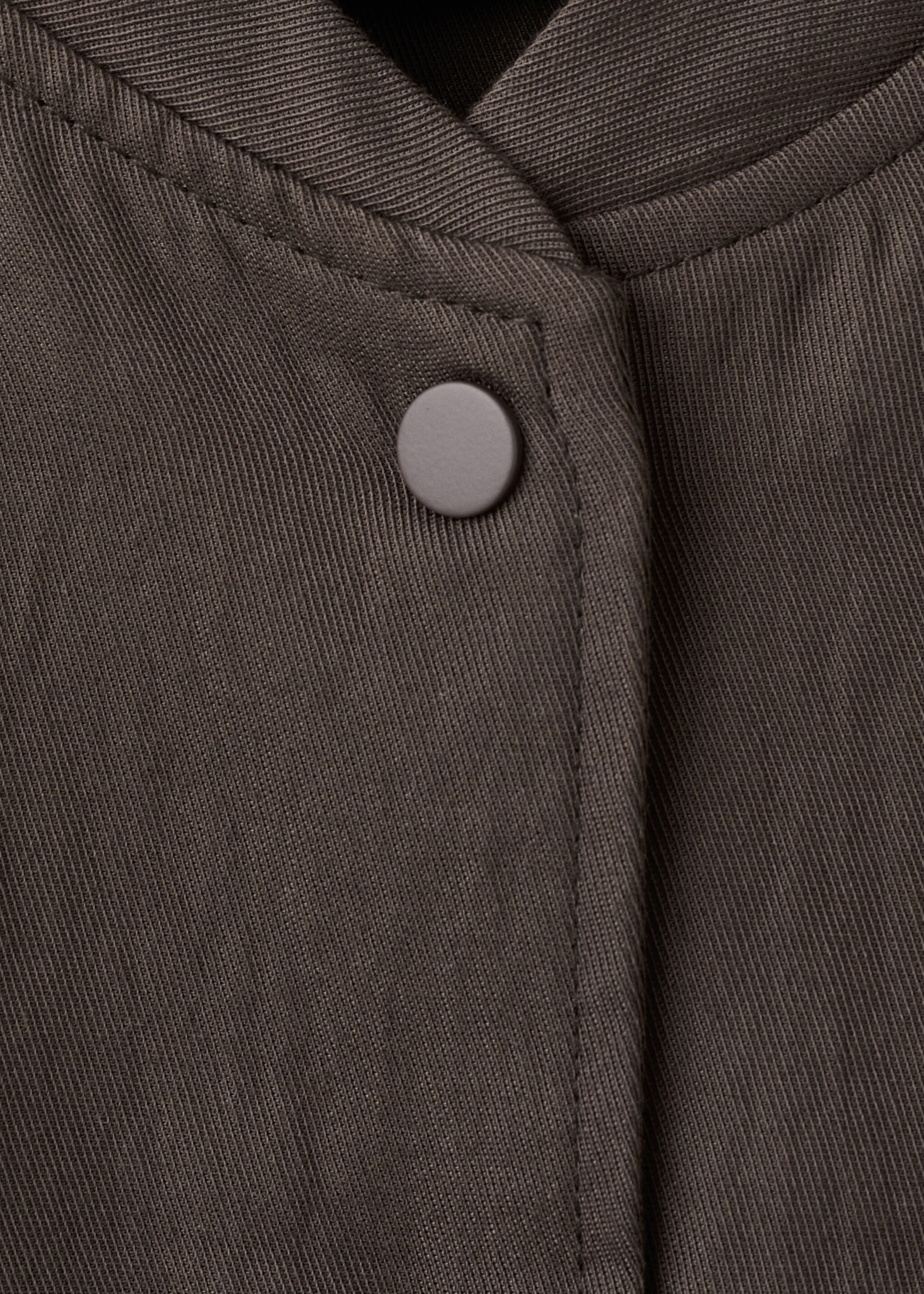 Lyocell bomber jacket - Details of the article 8, Purple. Ref: 27046346-01.