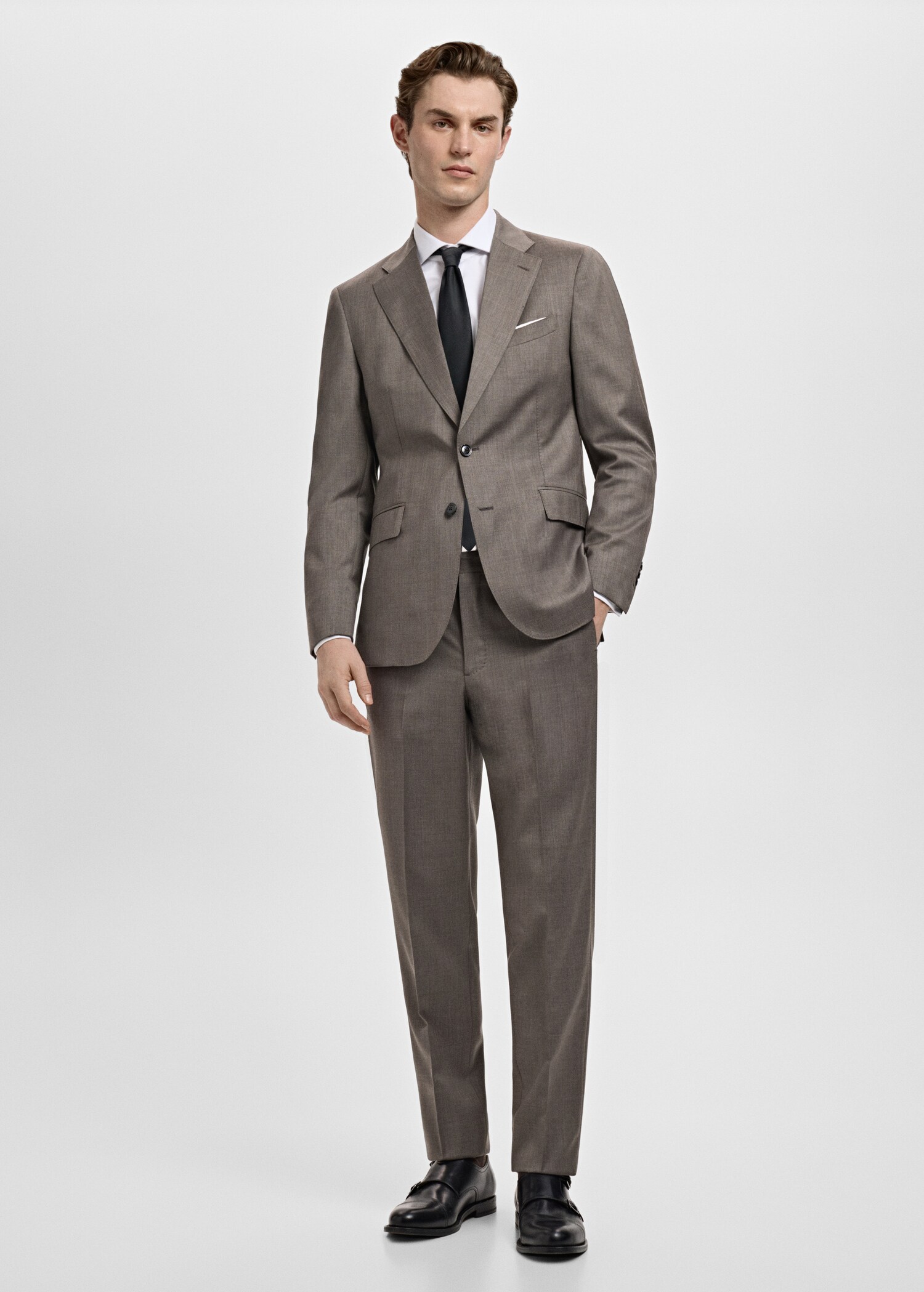 Americana traje Venecia 100% lana virgen - Plano general