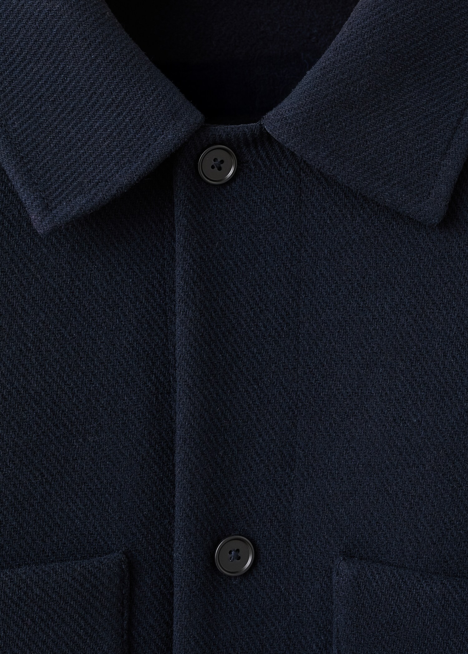 Wool-blend jacket with pockets - Details of the article 8