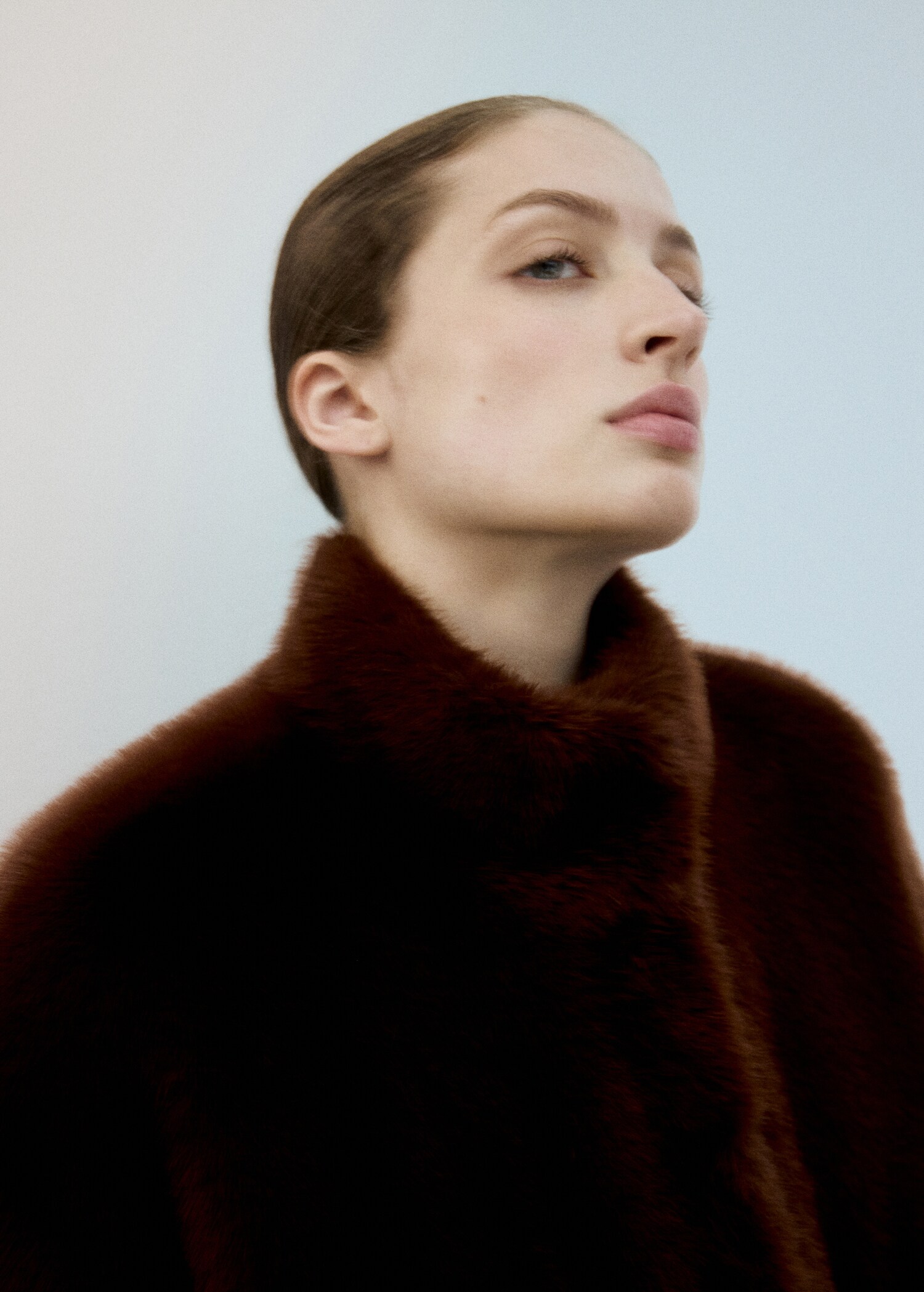 Faux-fur jacket with pockets - Details of the article 1