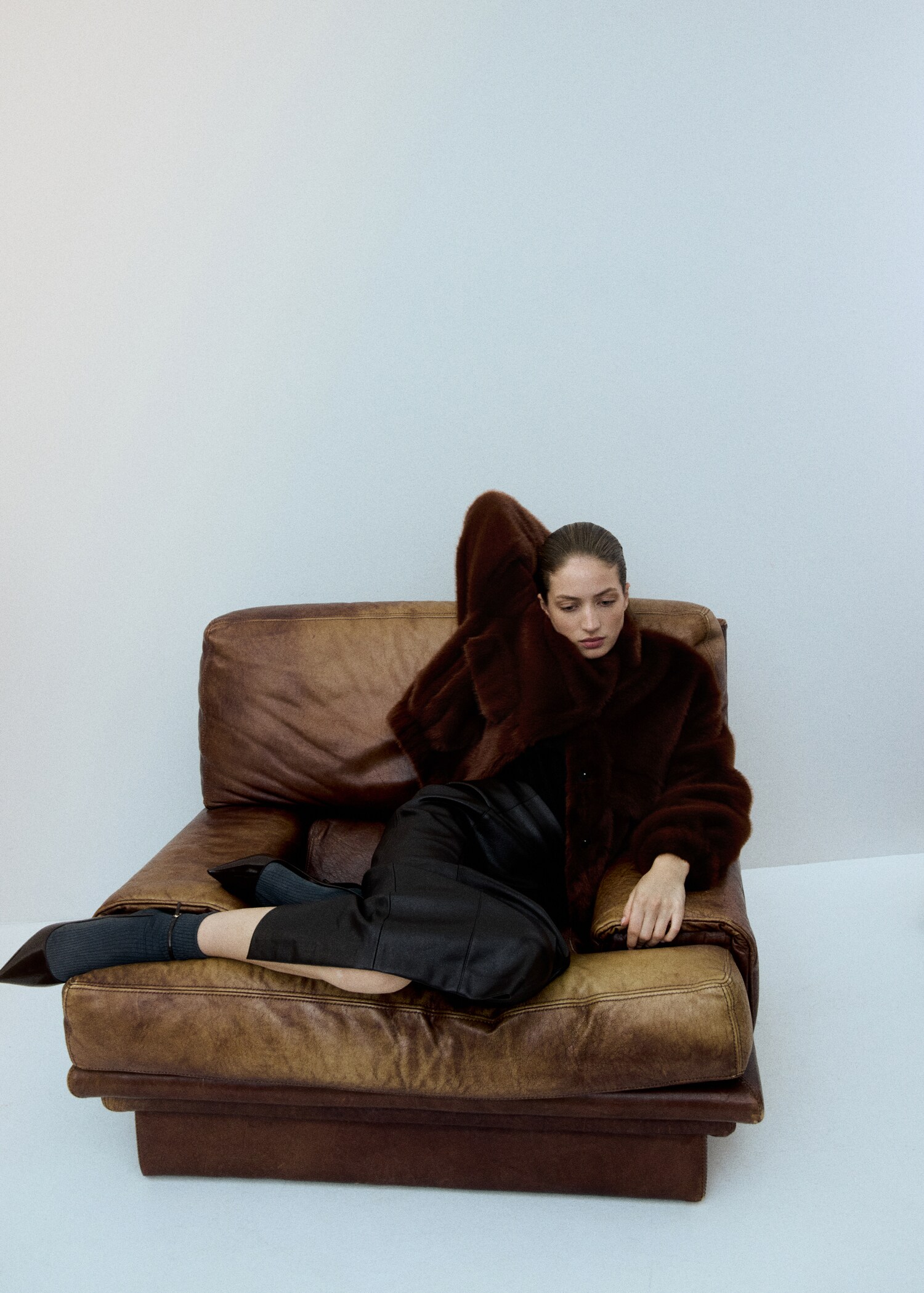 Faux-fur jacket with pockets - Details of the article 6