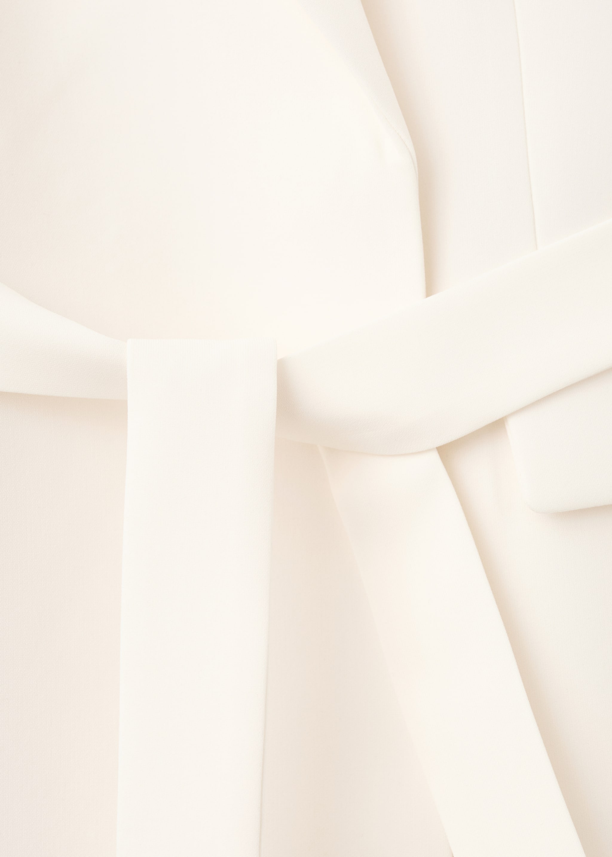 Blazer traje cinturón - Detalle del artículo 0, Vainilla. Ref: 27051320-01.