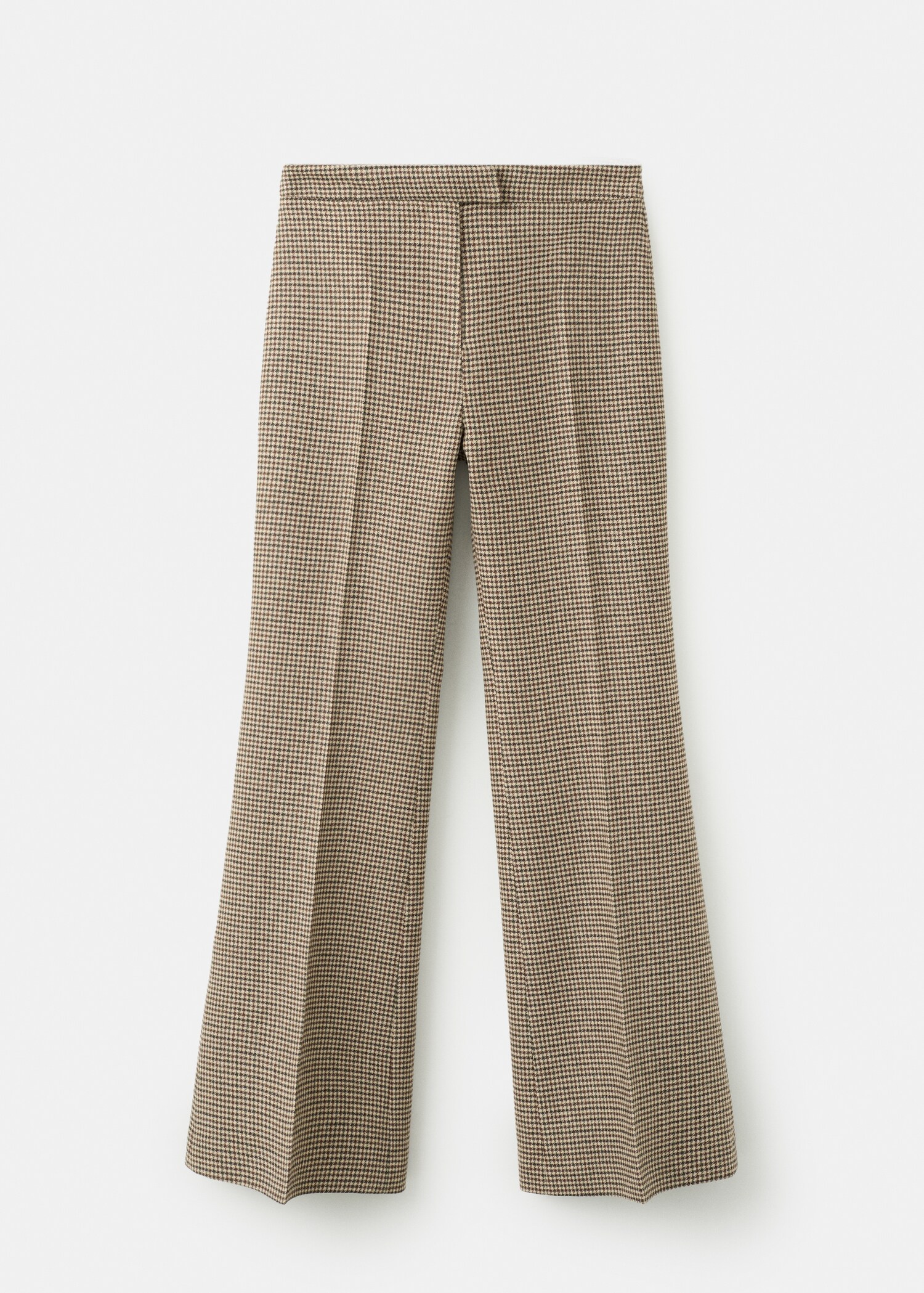 Houndstooth wool-blend trousers - Article without model