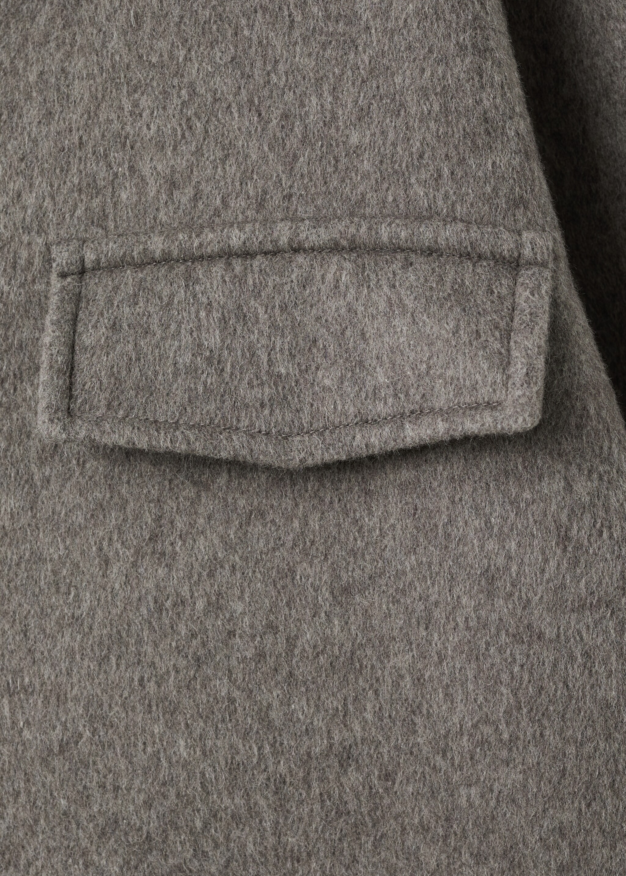 Chaqueta lana bolsillos - Detalle del artículo 0, Marrón medio. Ref: 27053309-01.