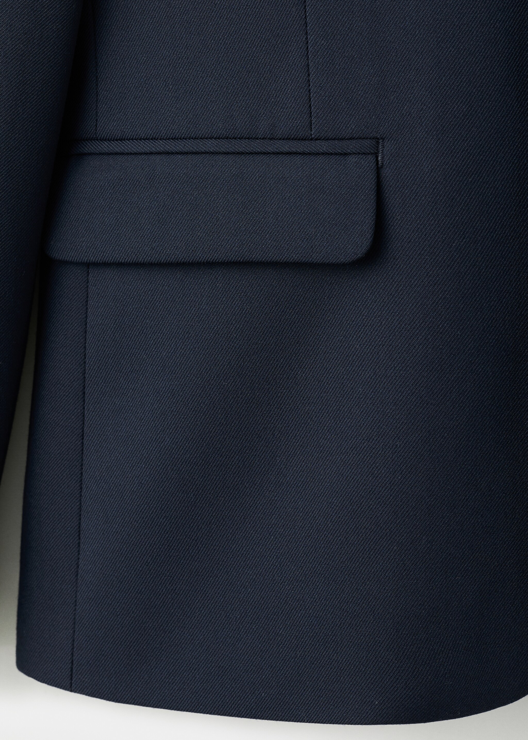 Classic suit jacket - Details of the article 0, Navy. Ref: 27053715-01.