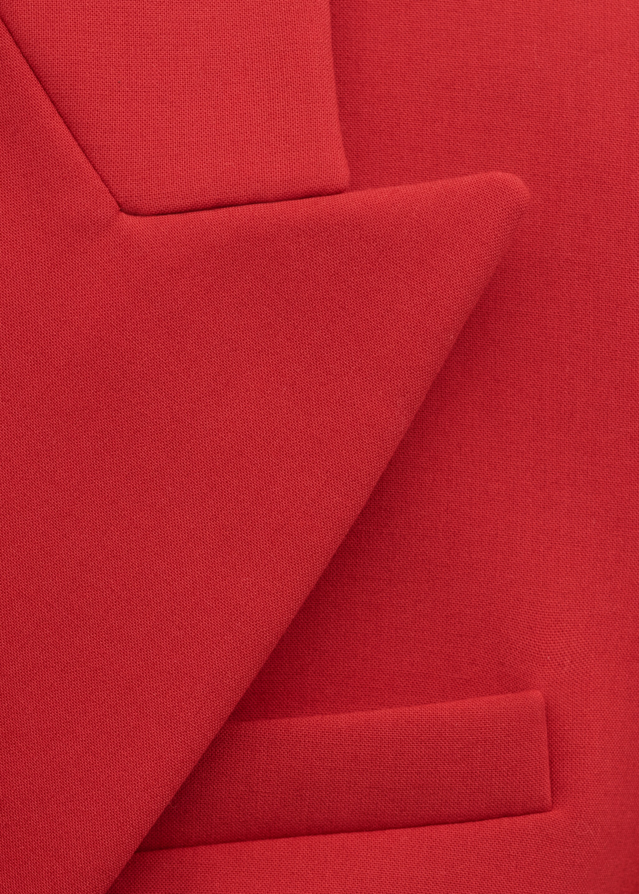 Taillierter Doppelreiher-Blazer - Detail des Artikels 8, Rot. Ref: 27054101-01.