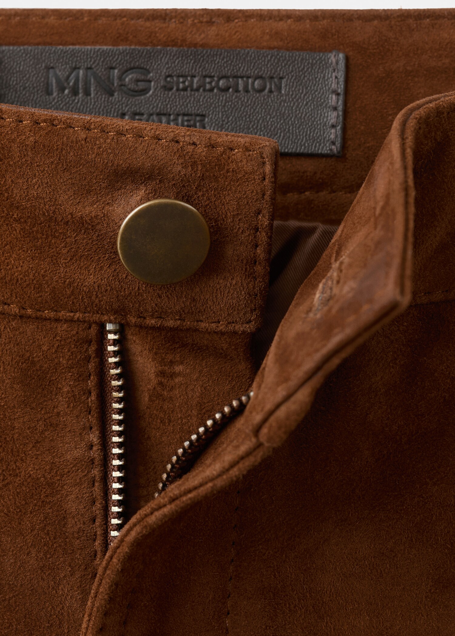 Pantalon droit en cuir - Détail de l'article 8