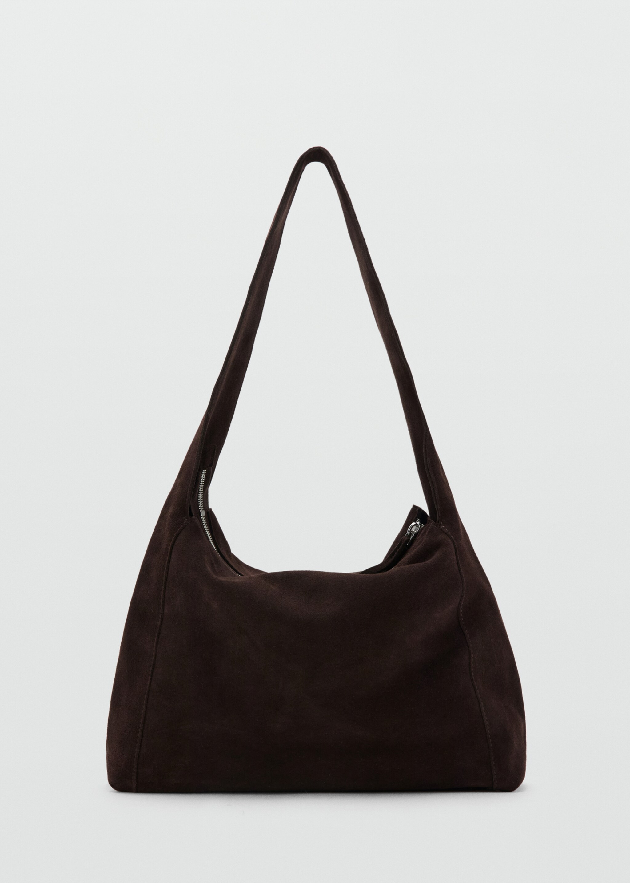 Süet shopper çanta