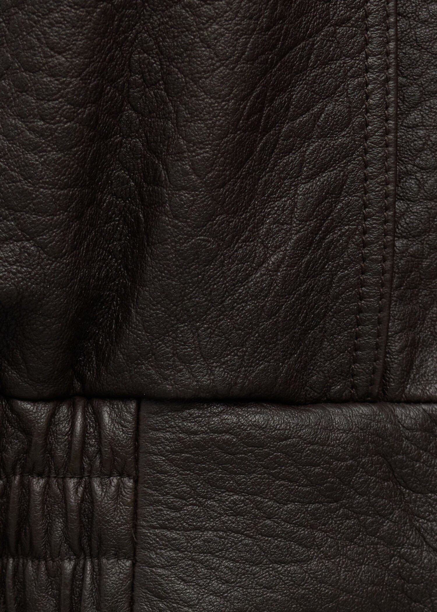 Oversized leather jacket - Details of the article 9