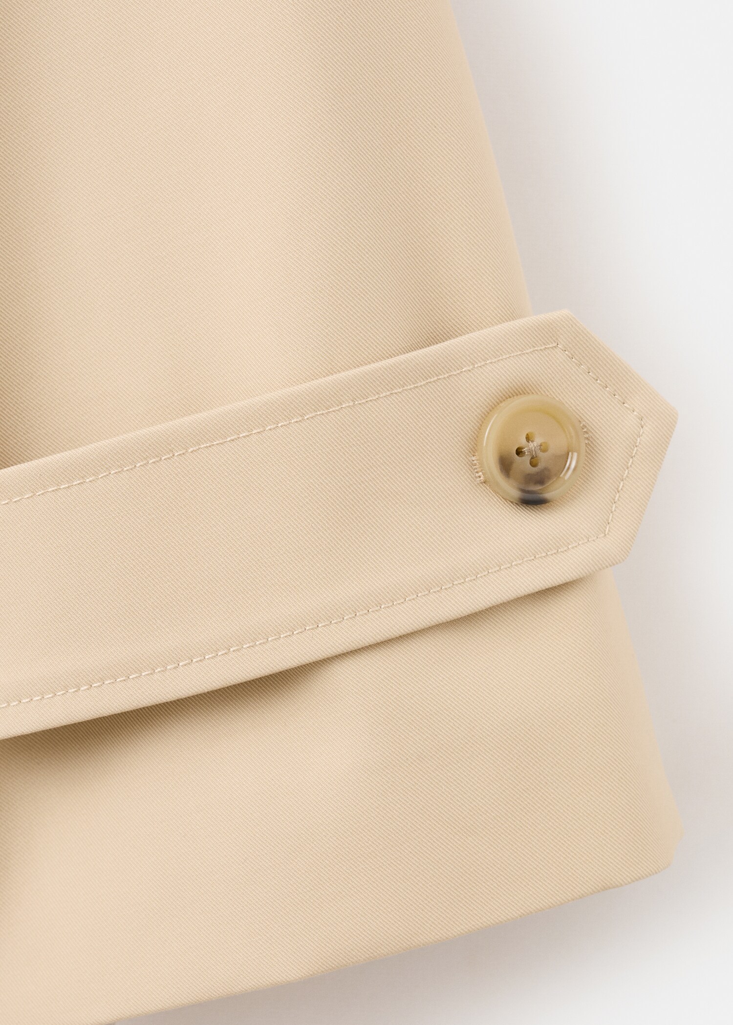 Oversized short trench coat - Details of the article 0