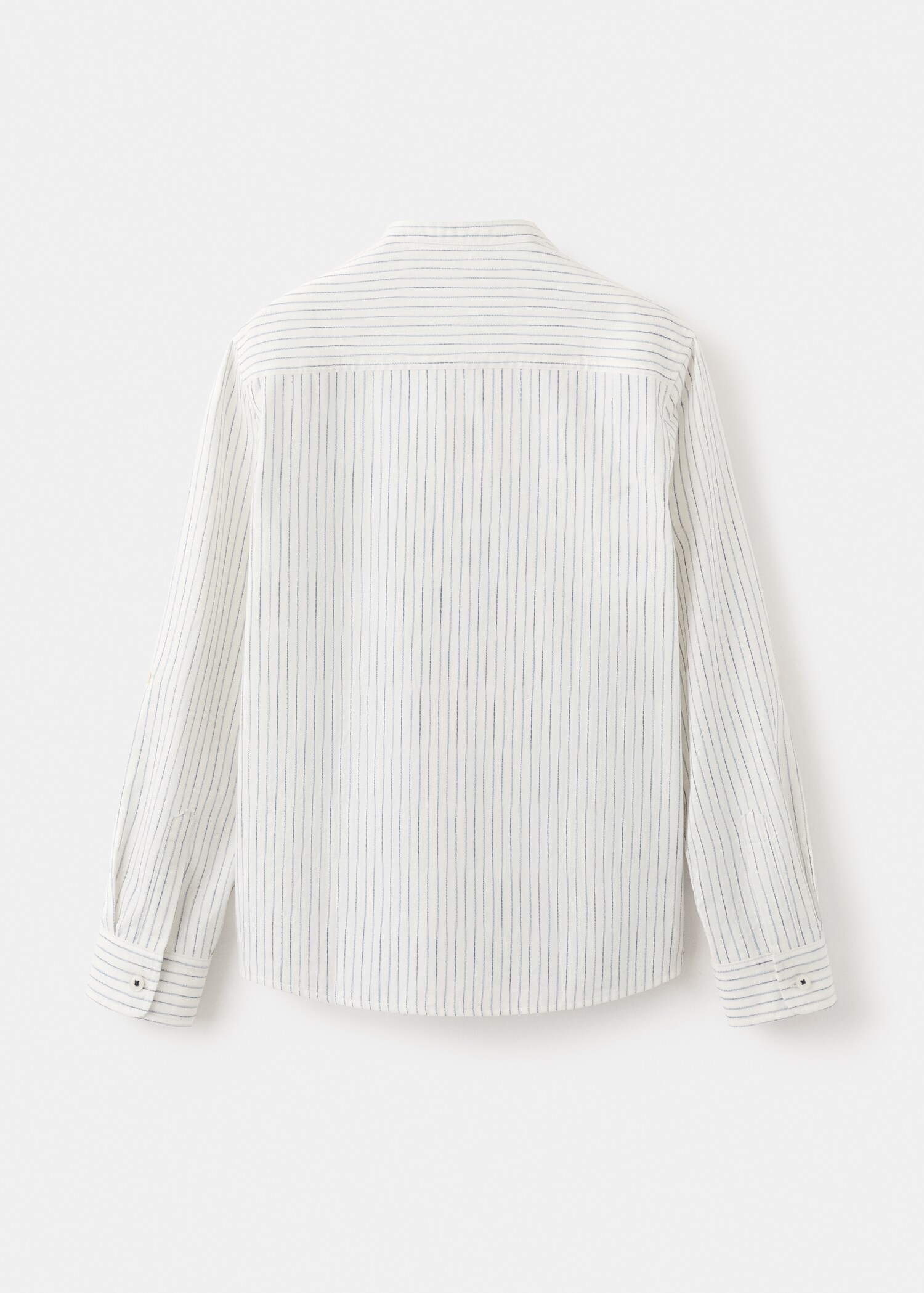 Bicolour striped shirt - Reverse of the article