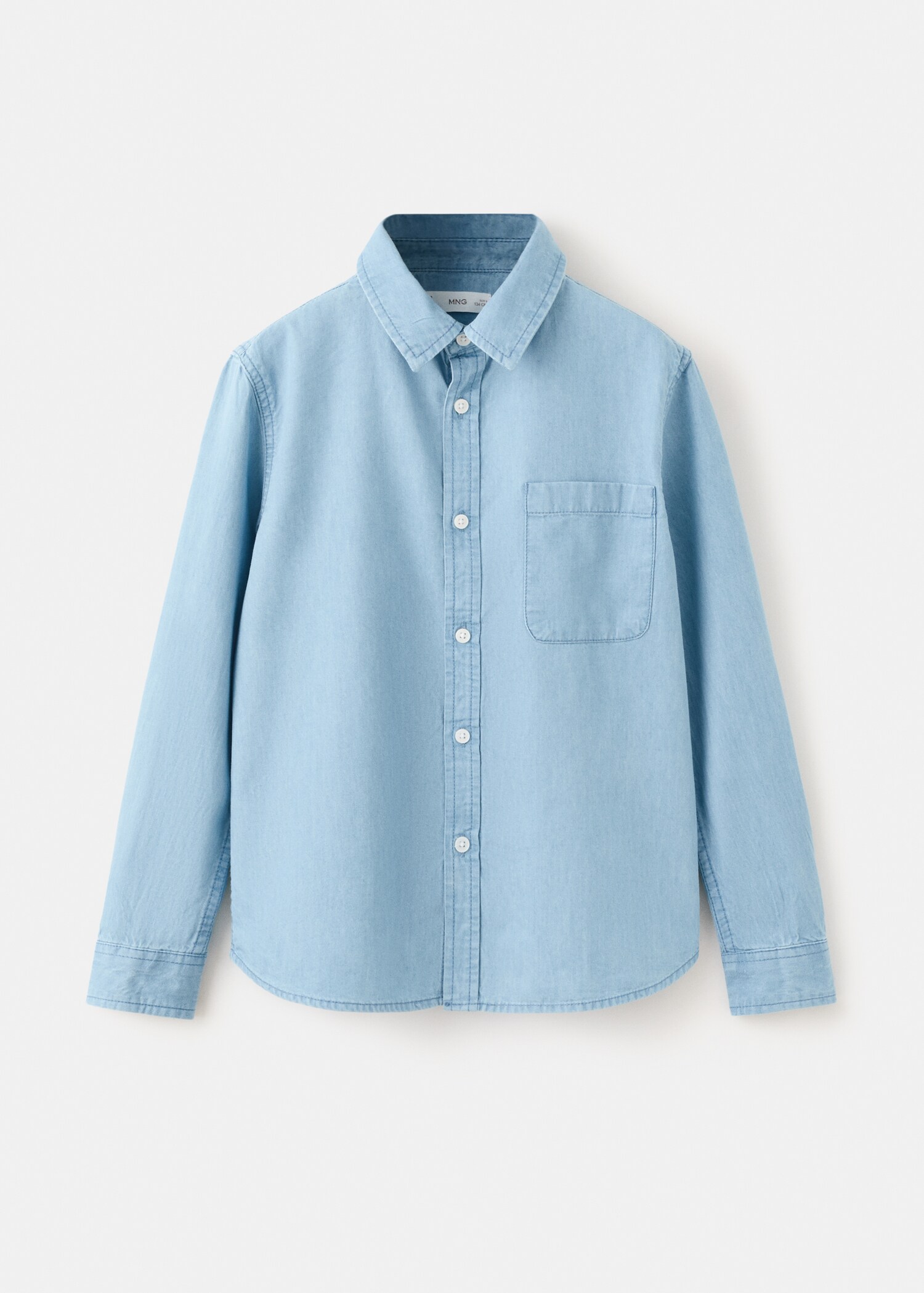 Cotton denim shirt - Article without model