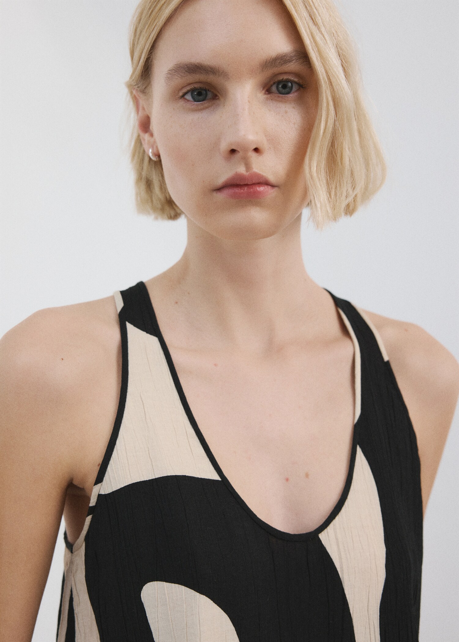 Printed crop top - Details of the article 1