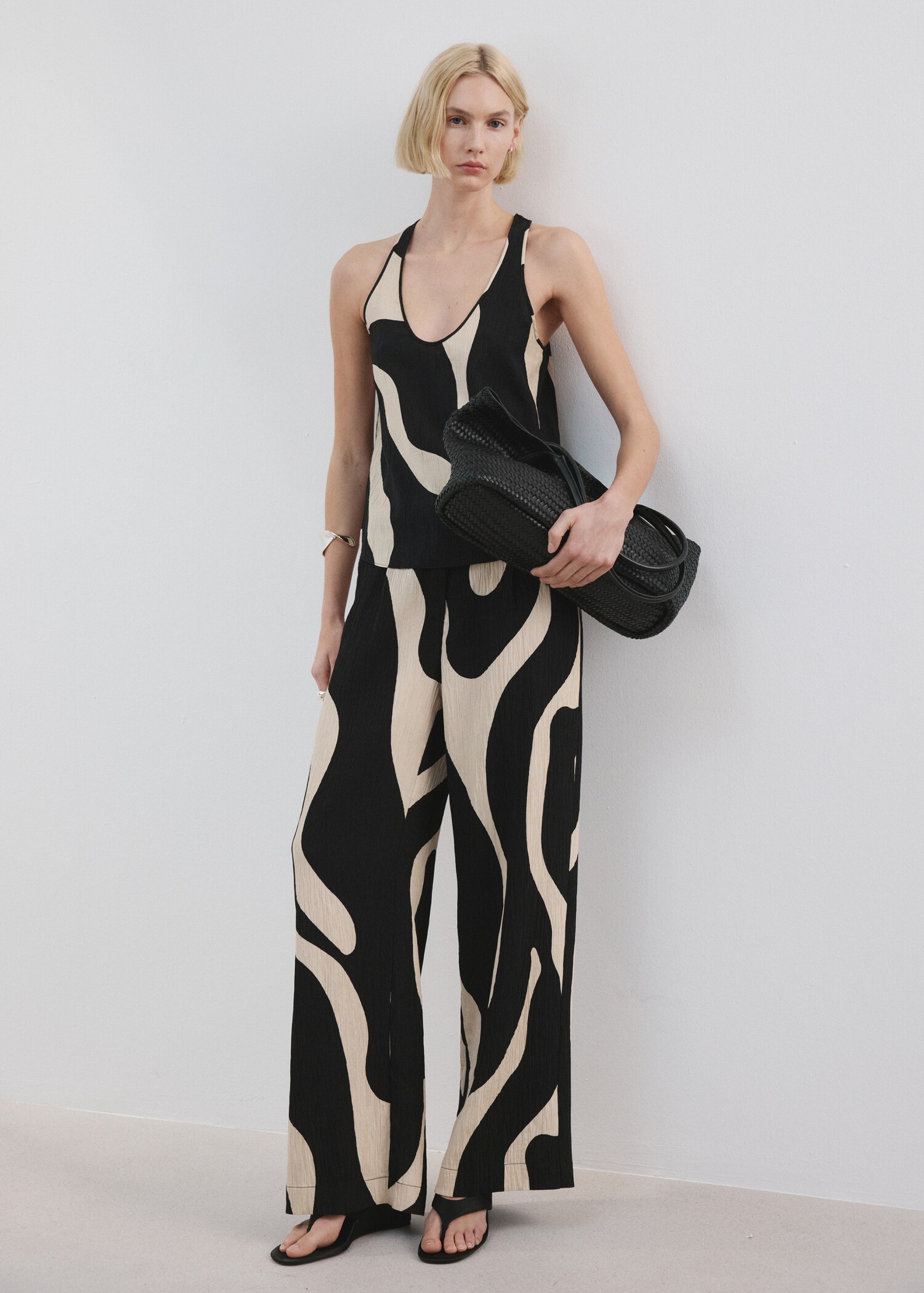 Printed crop top - General plane