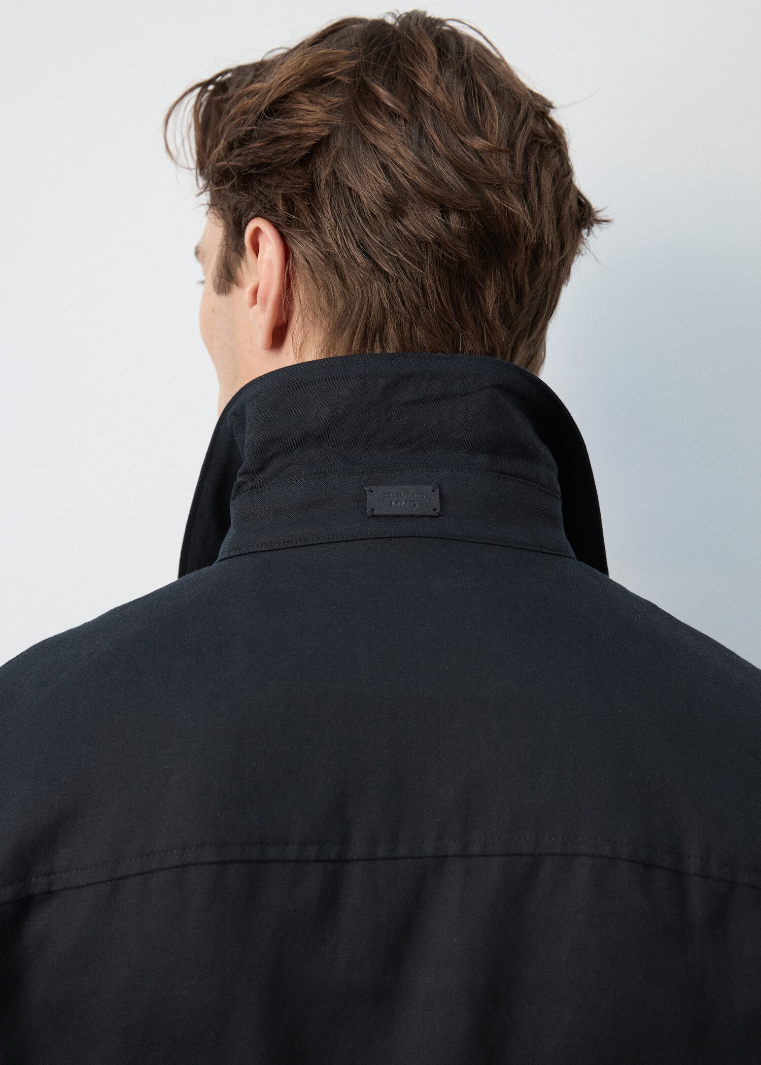 Ruched-back lyocell jacket - Details of the article 2