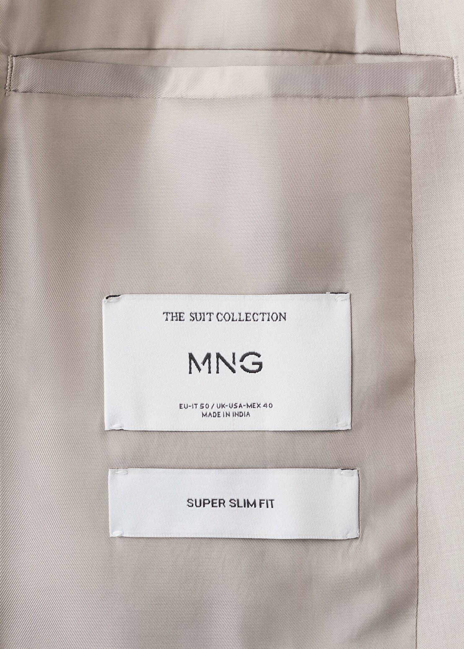 Super slim-fit suit jacket in stretch fabric - Details of the article 0