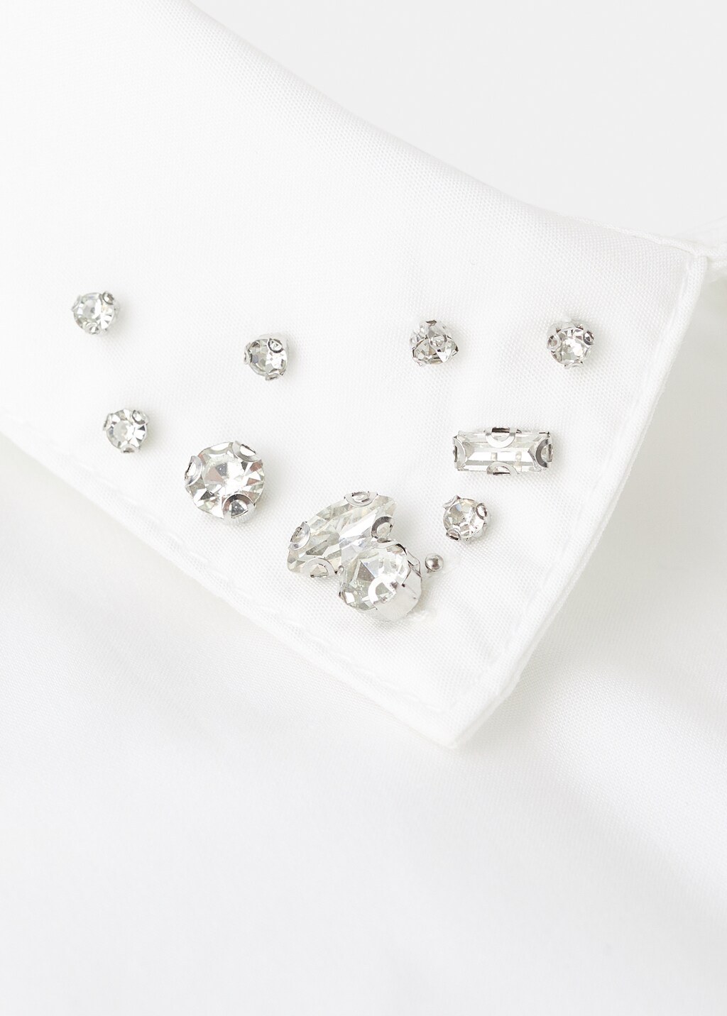 Cotton shirt with embellishments