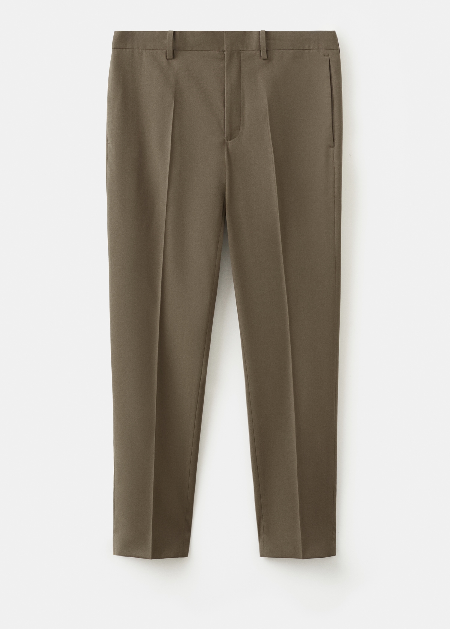 Stretch fabric super slim-fit suit trousers - Article without model