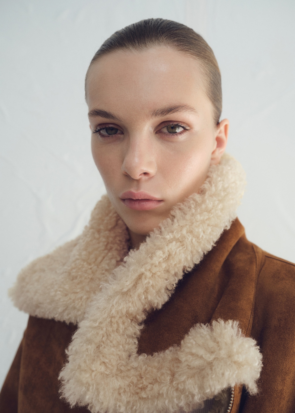 Double-faced shearling jacket