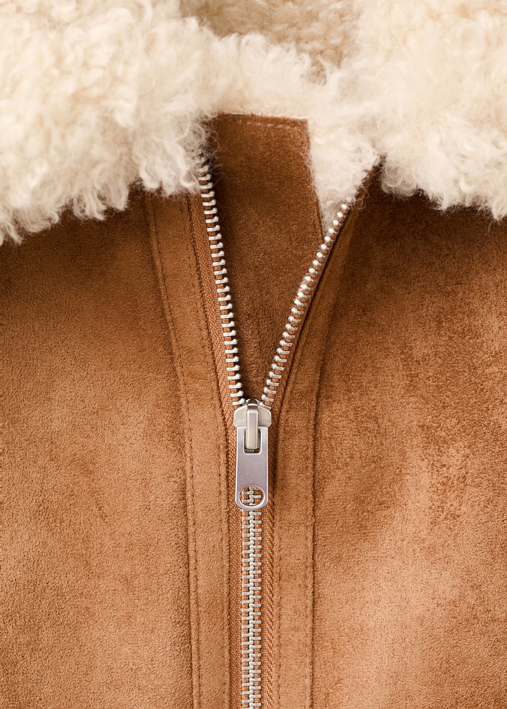 Double-faced shearling jacket