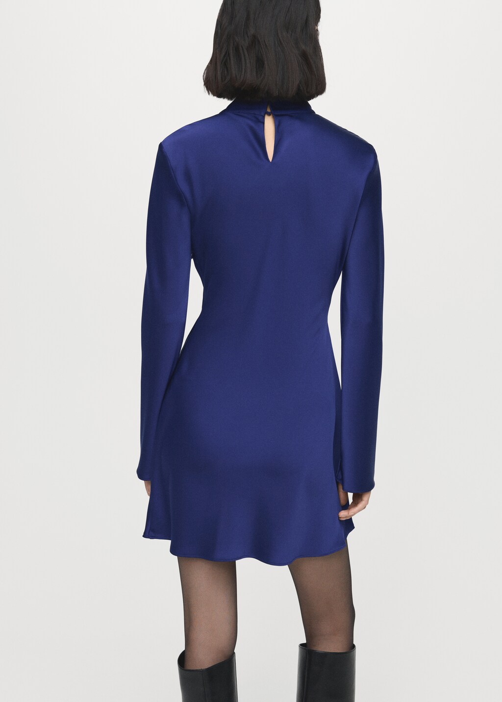 allie hamilton blue dress LIGHT BLUE LONG DRESS WITH CAPE