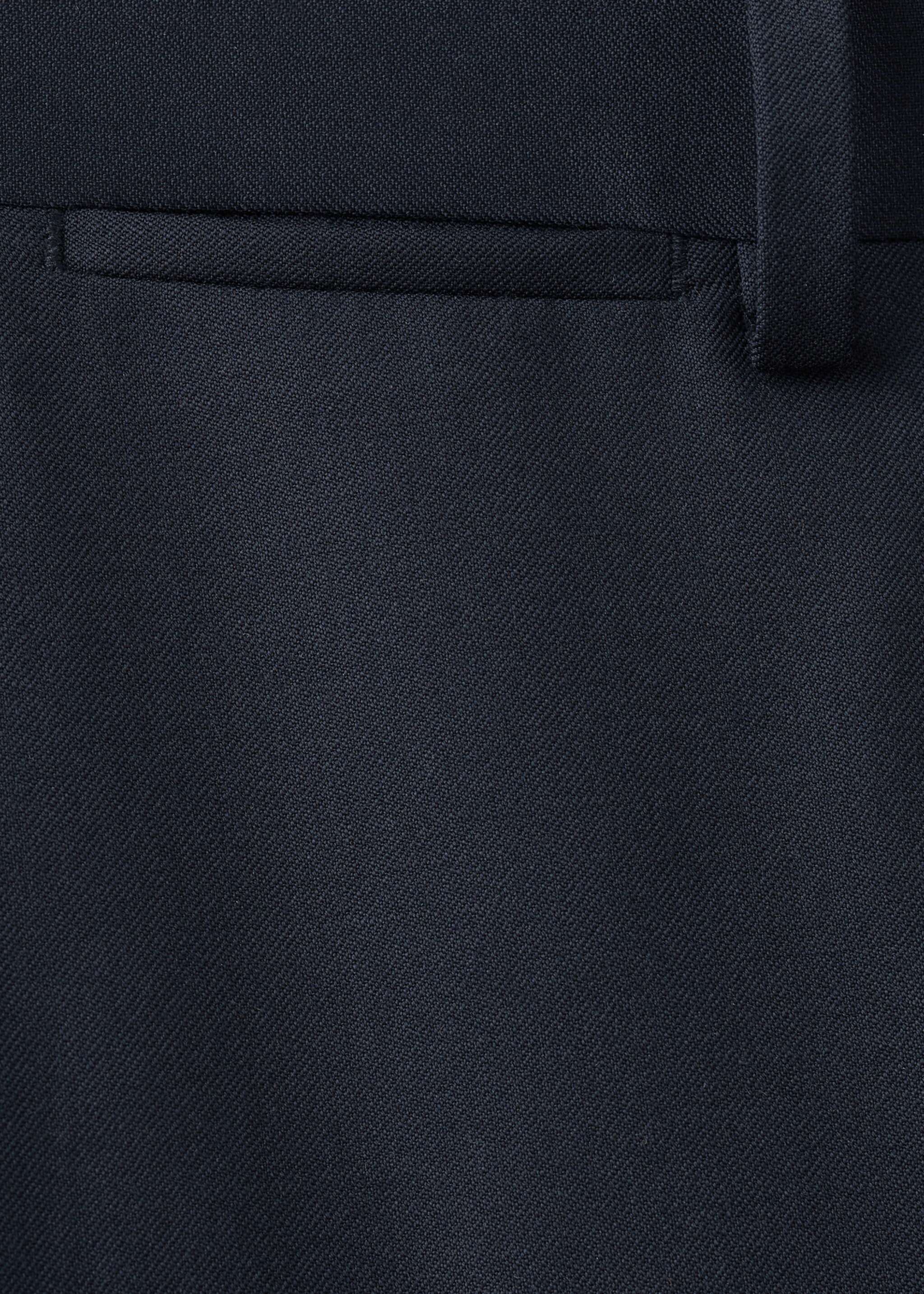 Turin 100% wool suit pants - Details of the article 0, Navy. Ref: 27061270-01.