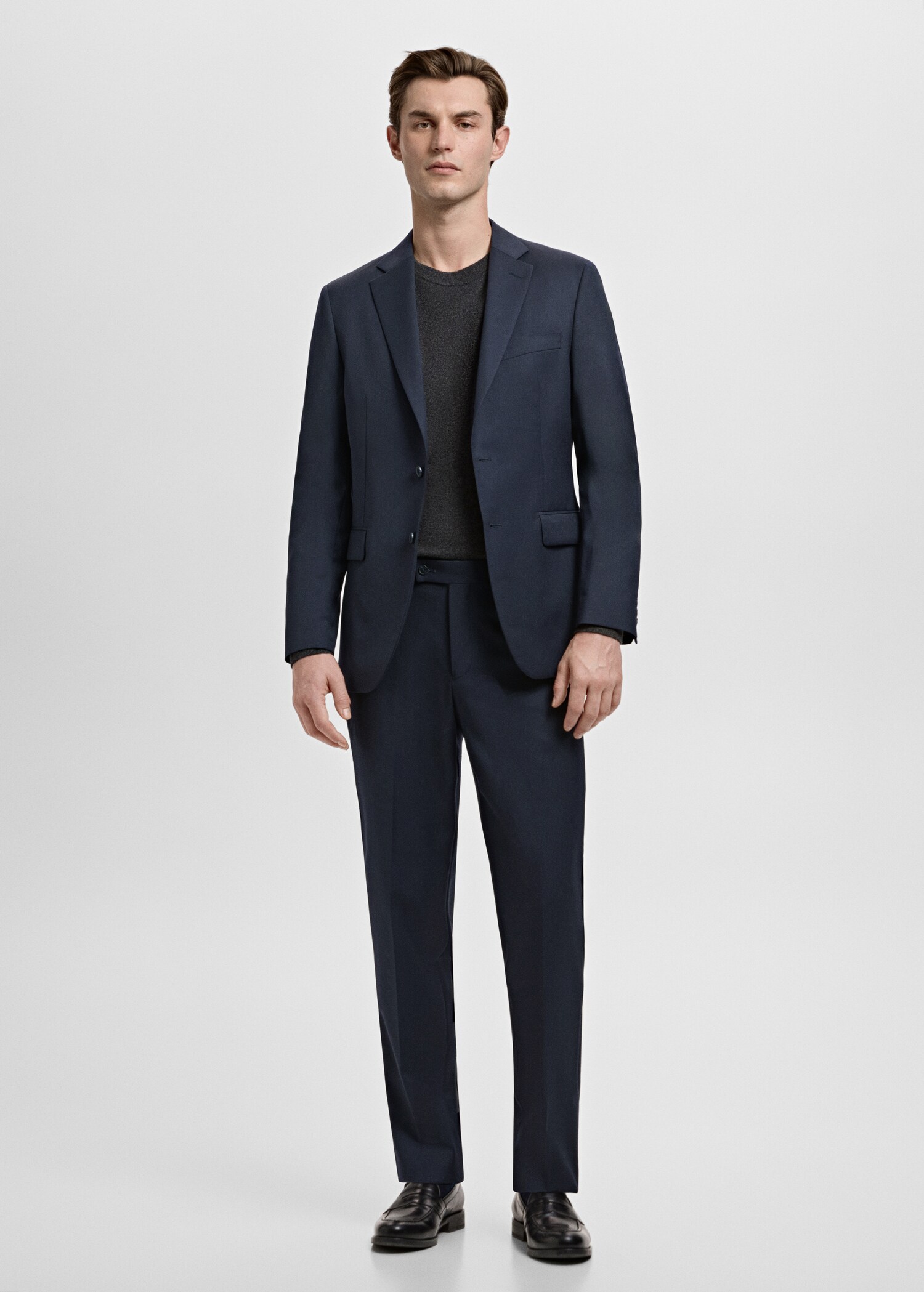 Turin 100% wool suit trousers - General plane