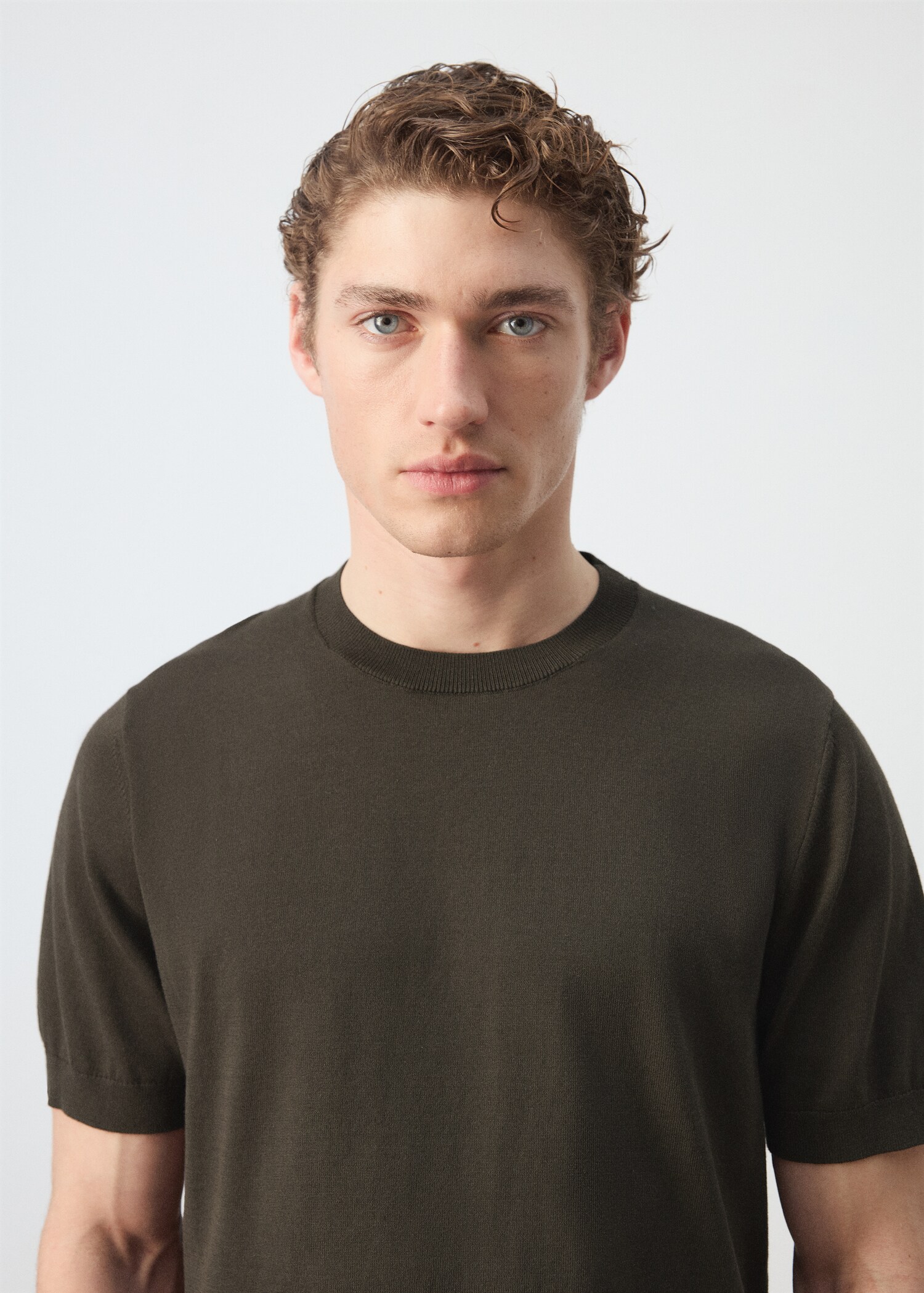 T-shirt maille fine 100 % coton - Détail de l'article 1