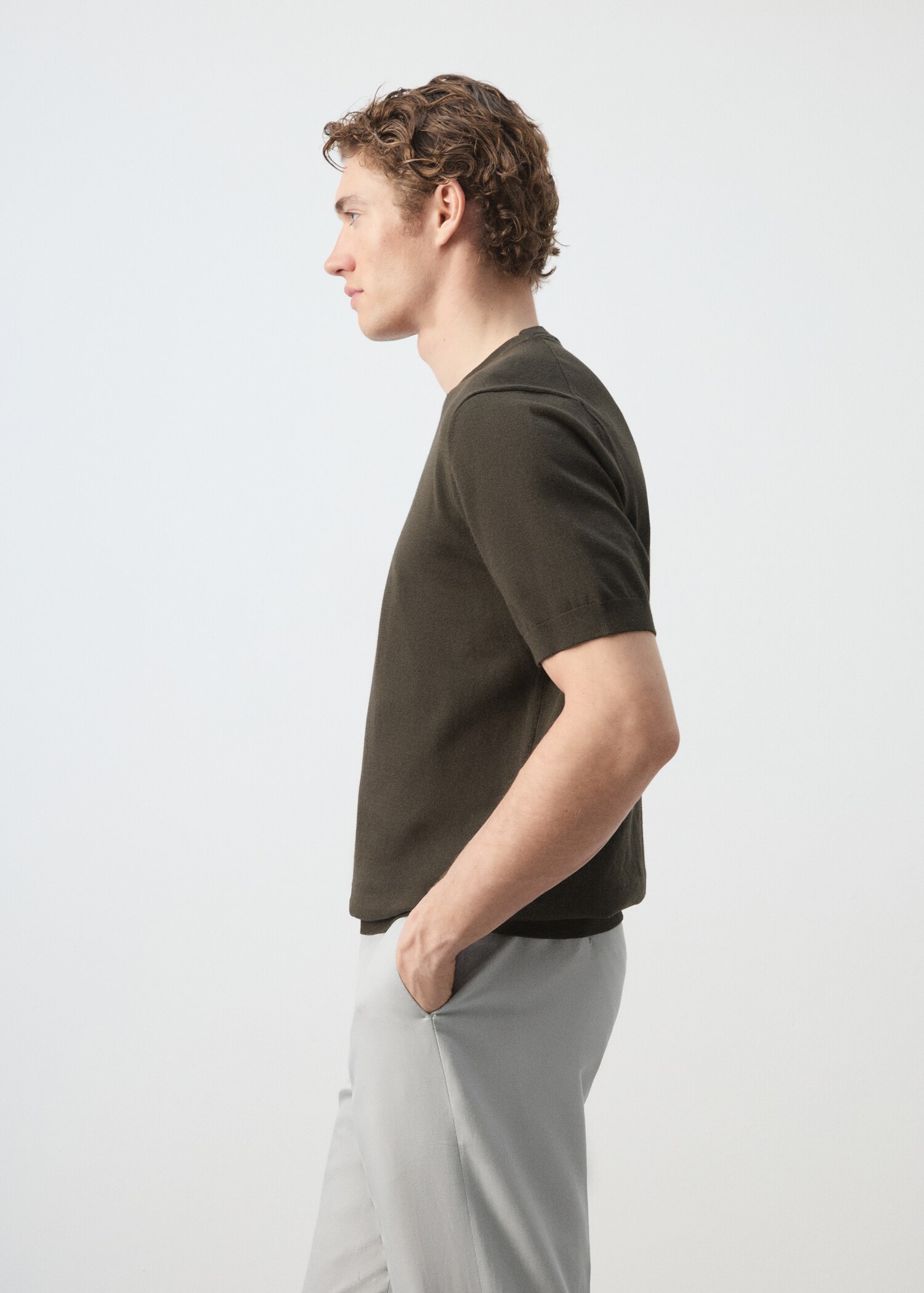 T-shirt maille fine 100 % coton - Détail de l'article 2