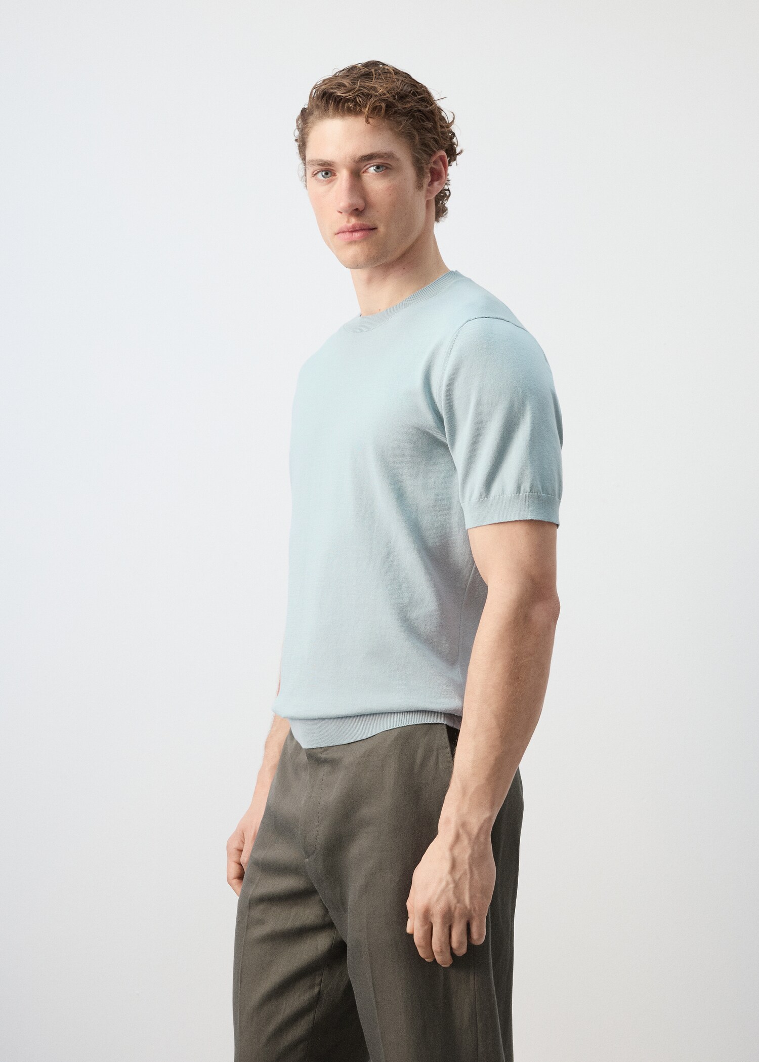 T-shirt maille fine 100 % coton - Détail de l'article 2