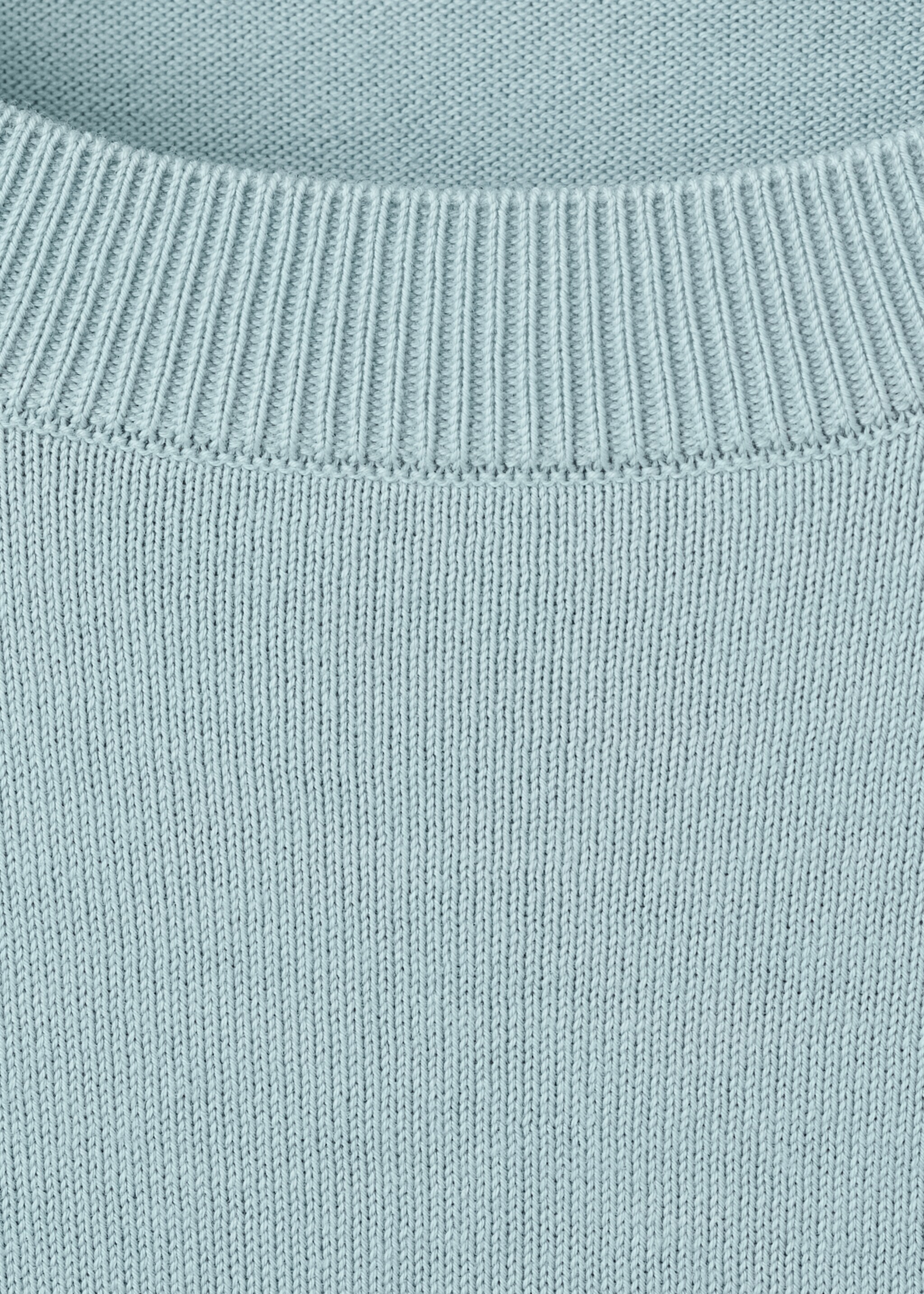 T-shirt maille fine 100 % coton - Détail de l'article 8, Vert d´eau. Ref: 27061281-01.