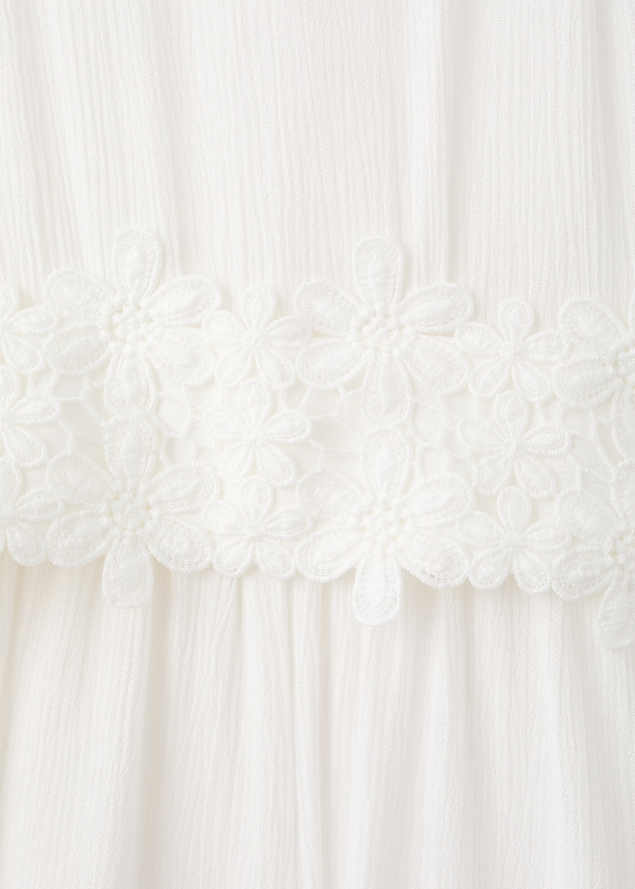 Mono largo bordado - Detalle del artículo 0, Blanco. Ref: 27063734-01.