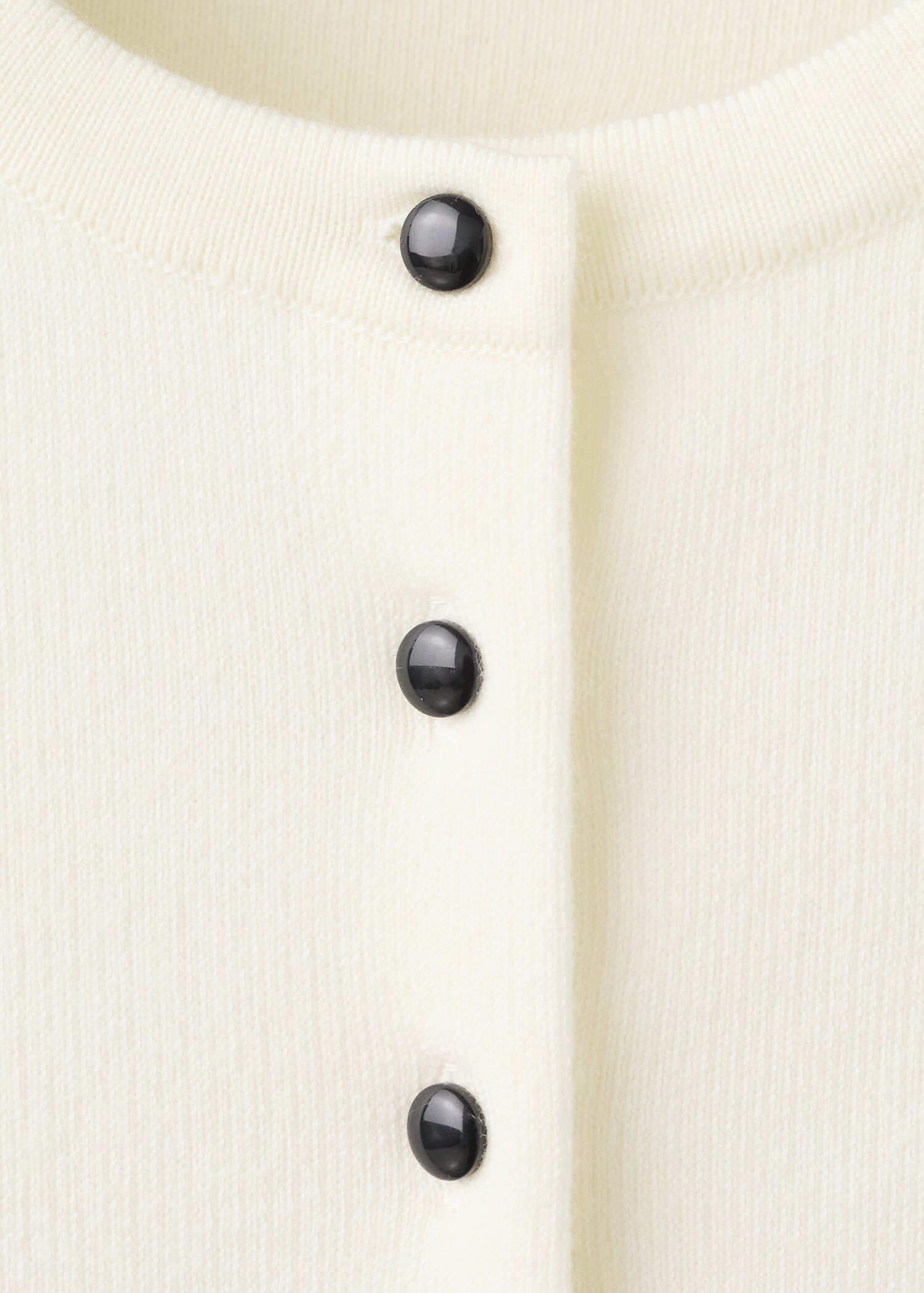 Knitted button cardigan - Details of the article 8