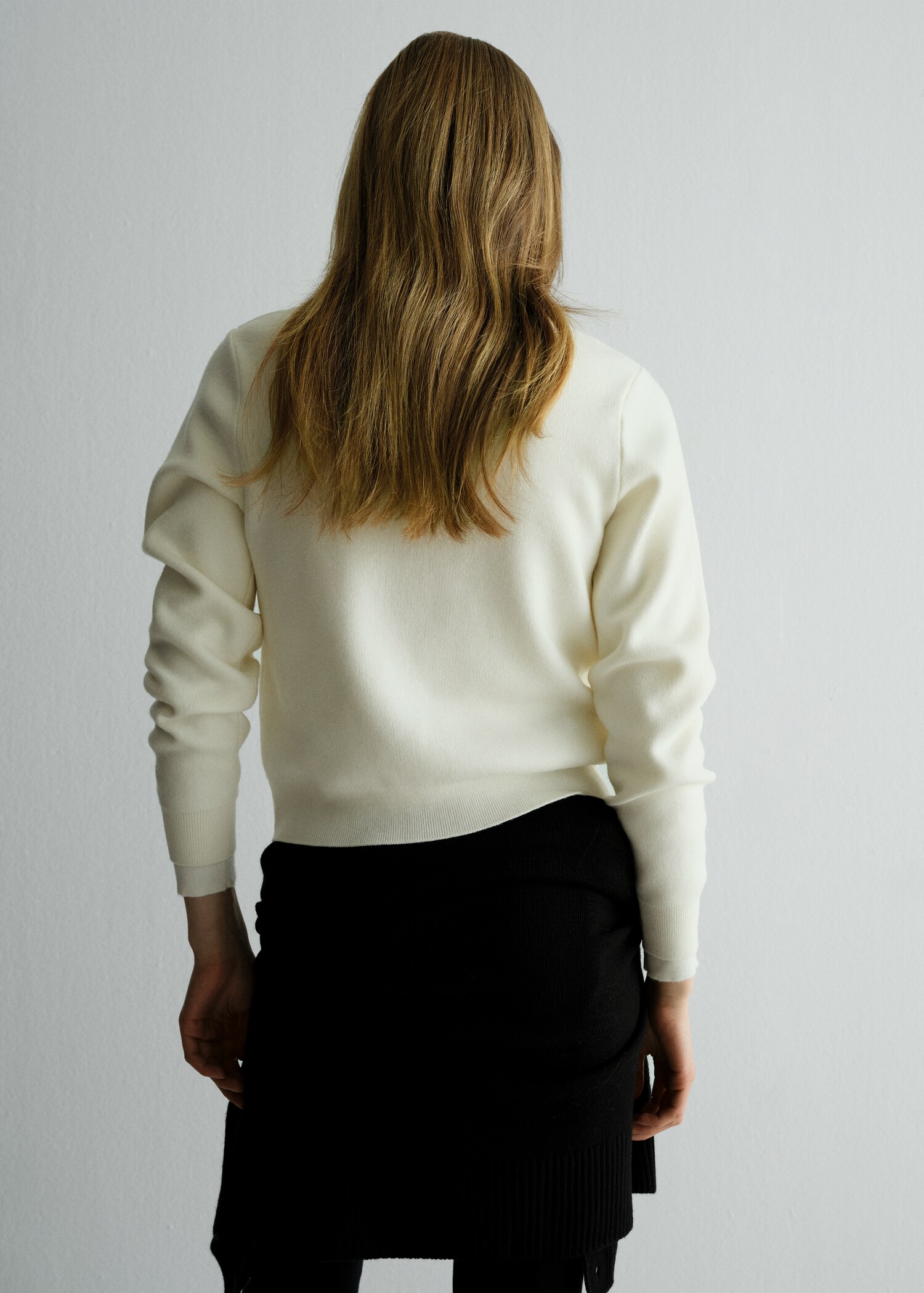 Cárdigan punto botones - Reverso del artículo