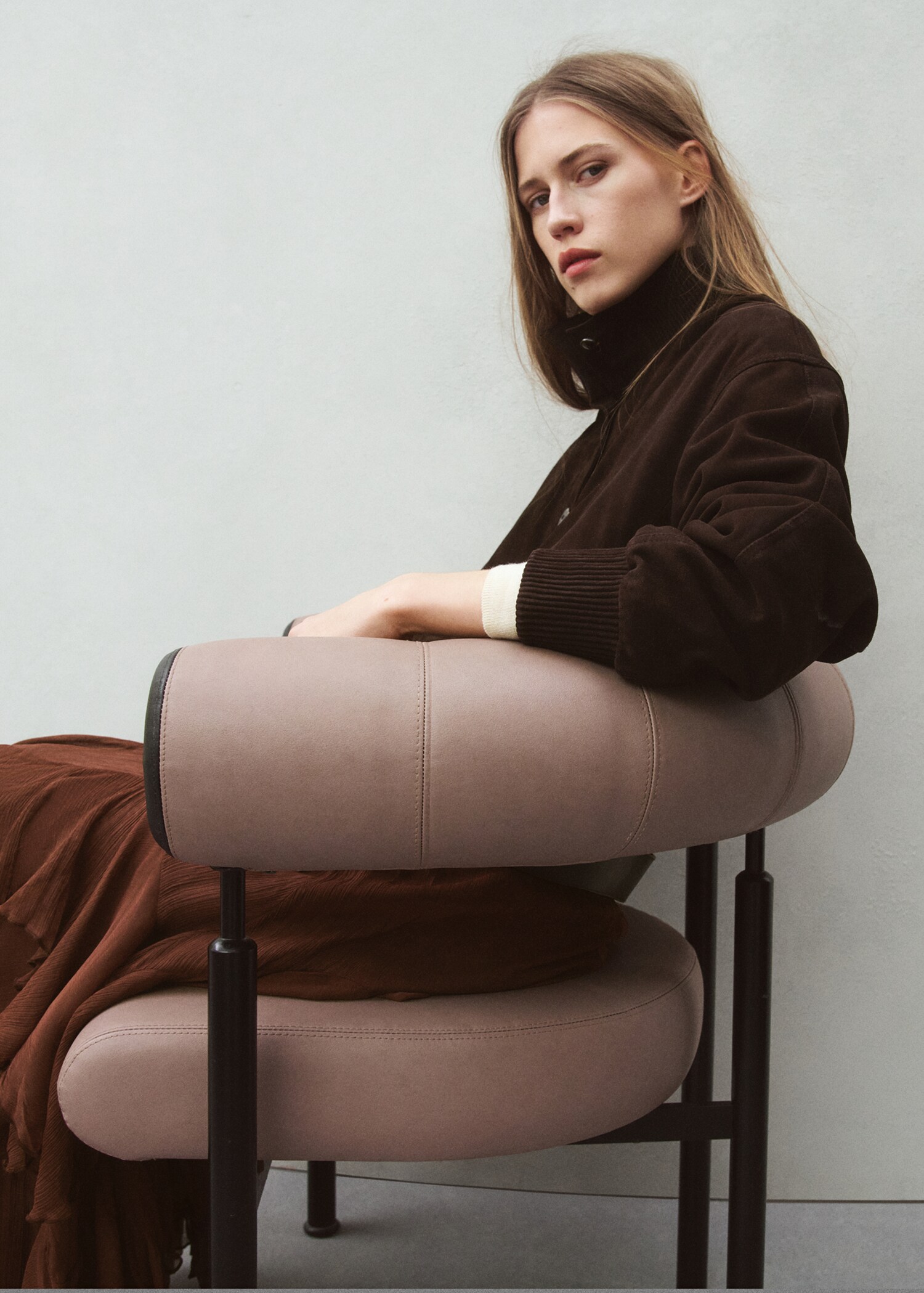 Ruffled chiffon skirt - Details of the article 6