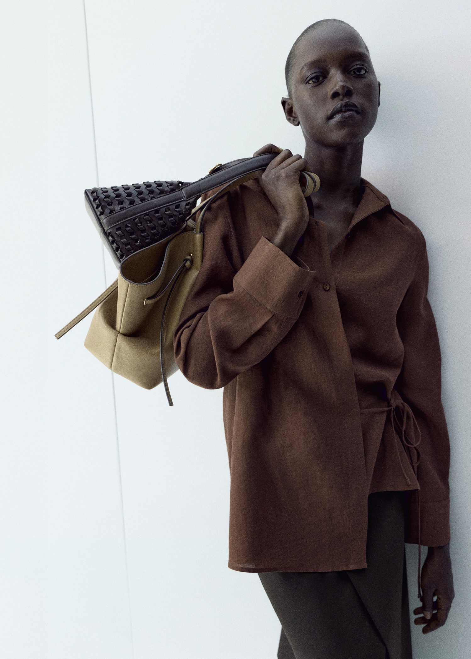 Wrap shirt with bow - Details of the article 1