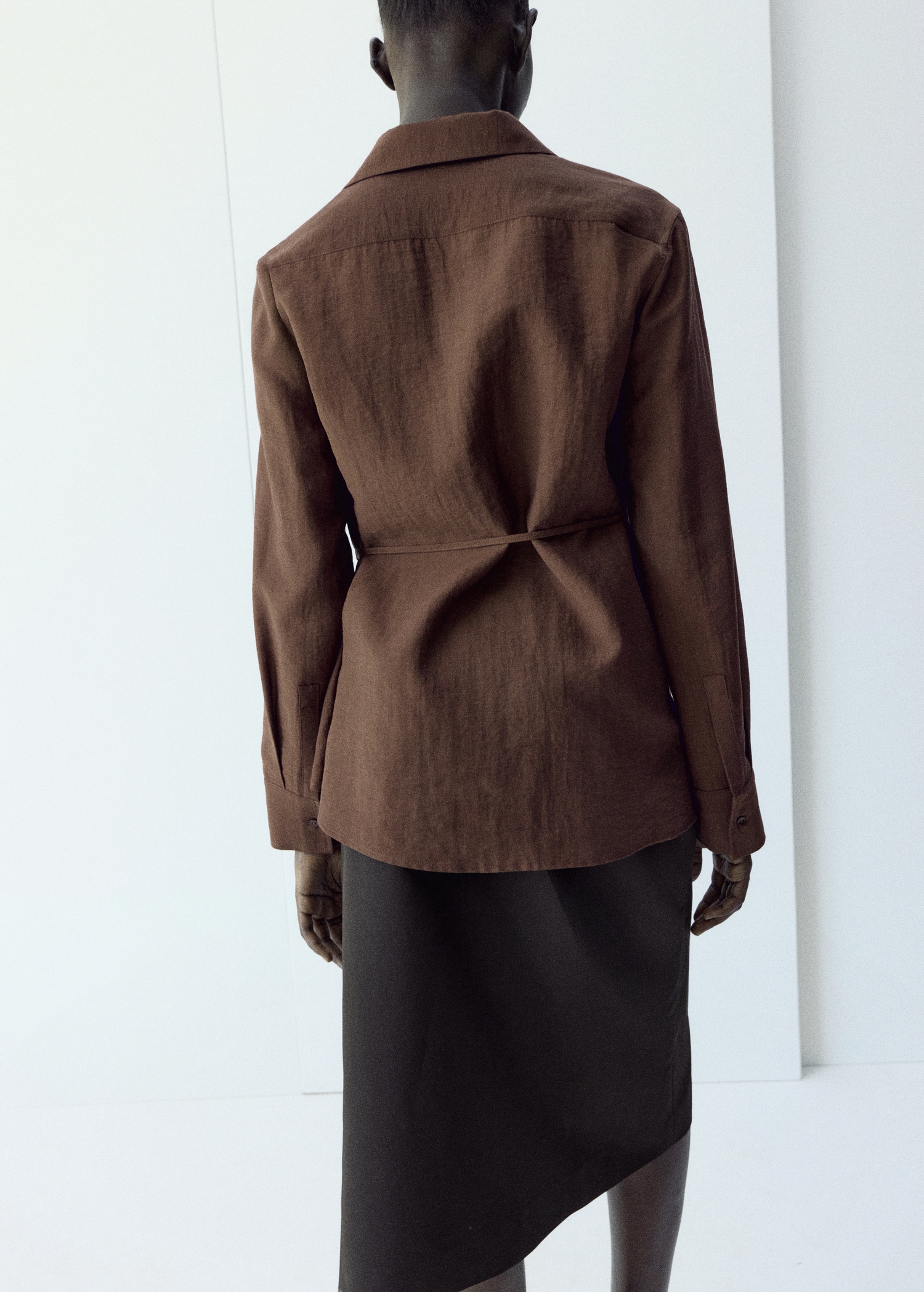 Wrap shirt with bow - Reverse of the article