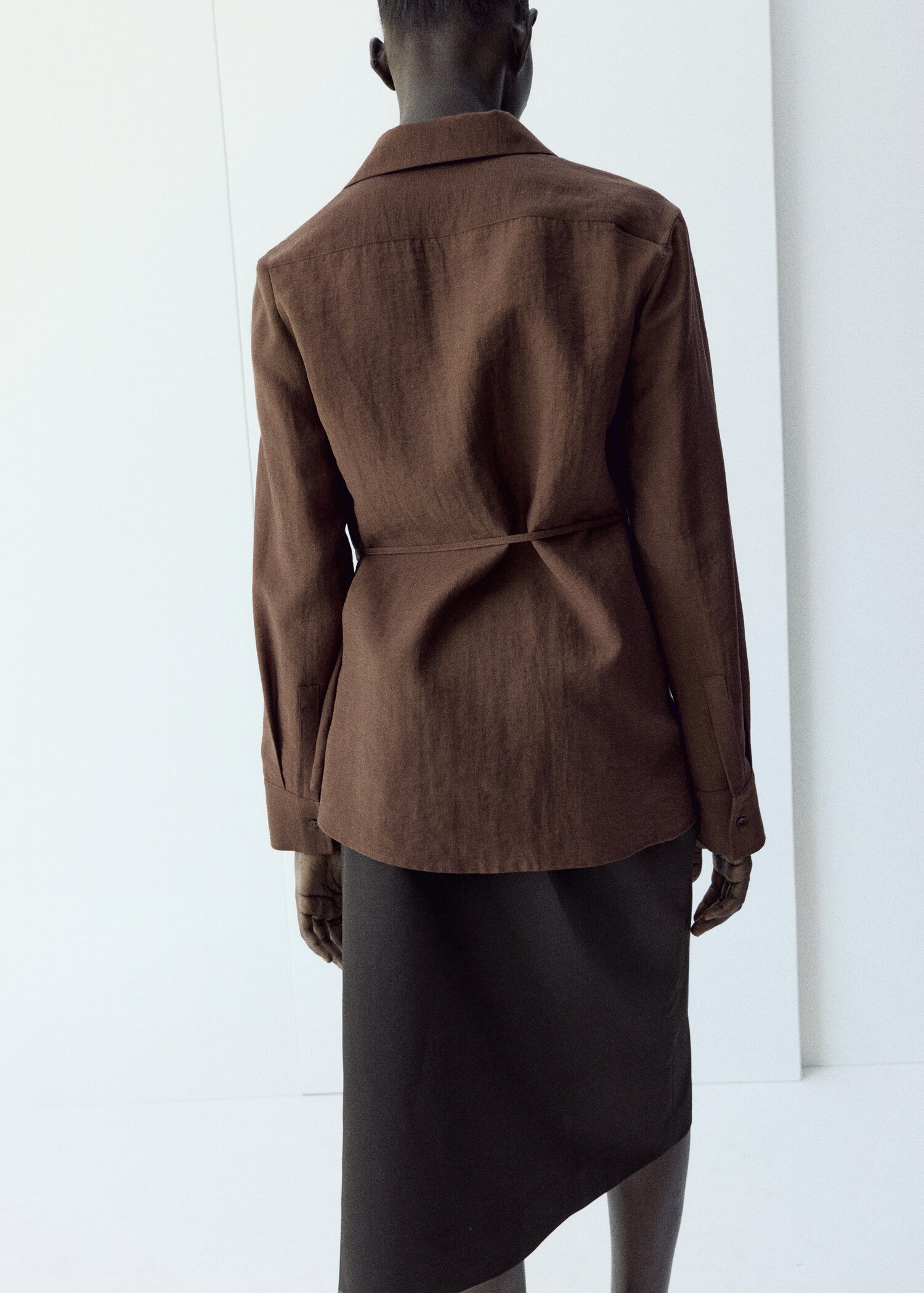 Chemise croisée nœud - Verso de l’article