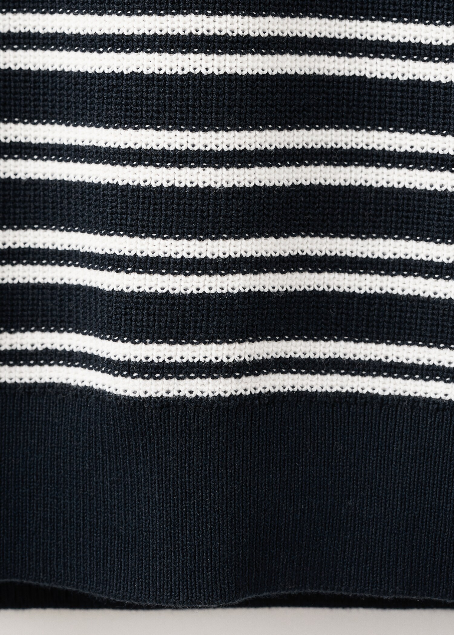 100% cotton striped jersey polo shirt - Details of the article 0