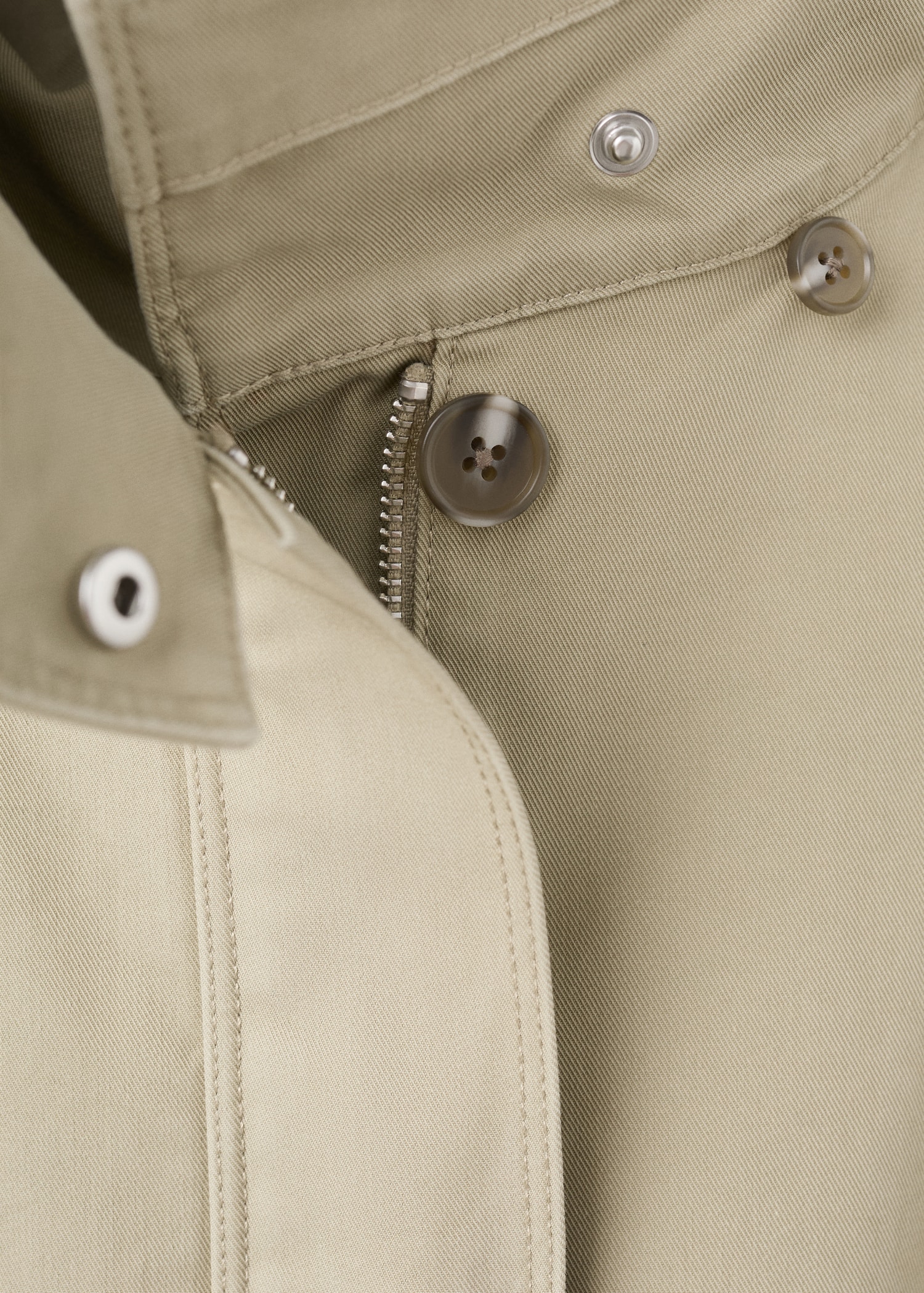 Oversized high-neck parka - Details of the article 0