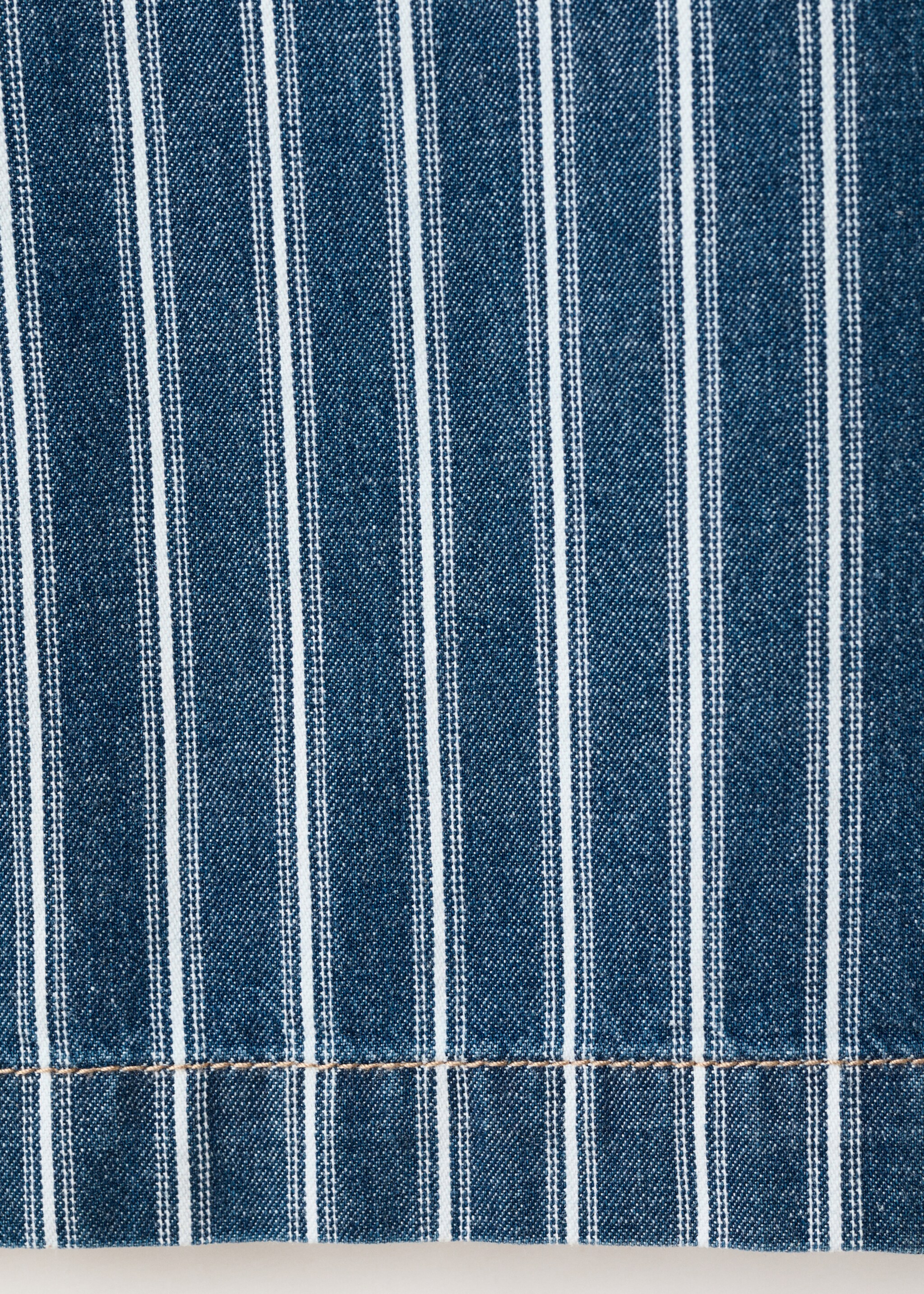 Pantalón recto rayas - Detalle del artículo 0, Azul. Ref: 27066342-01.