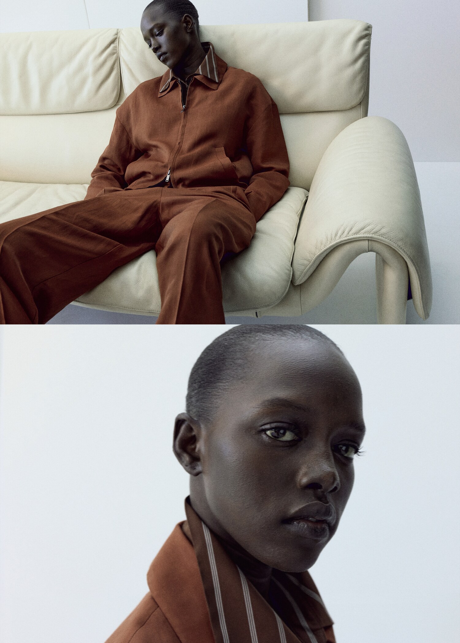 Veste en lin mélangé avec boutons - Détail de l'article 3