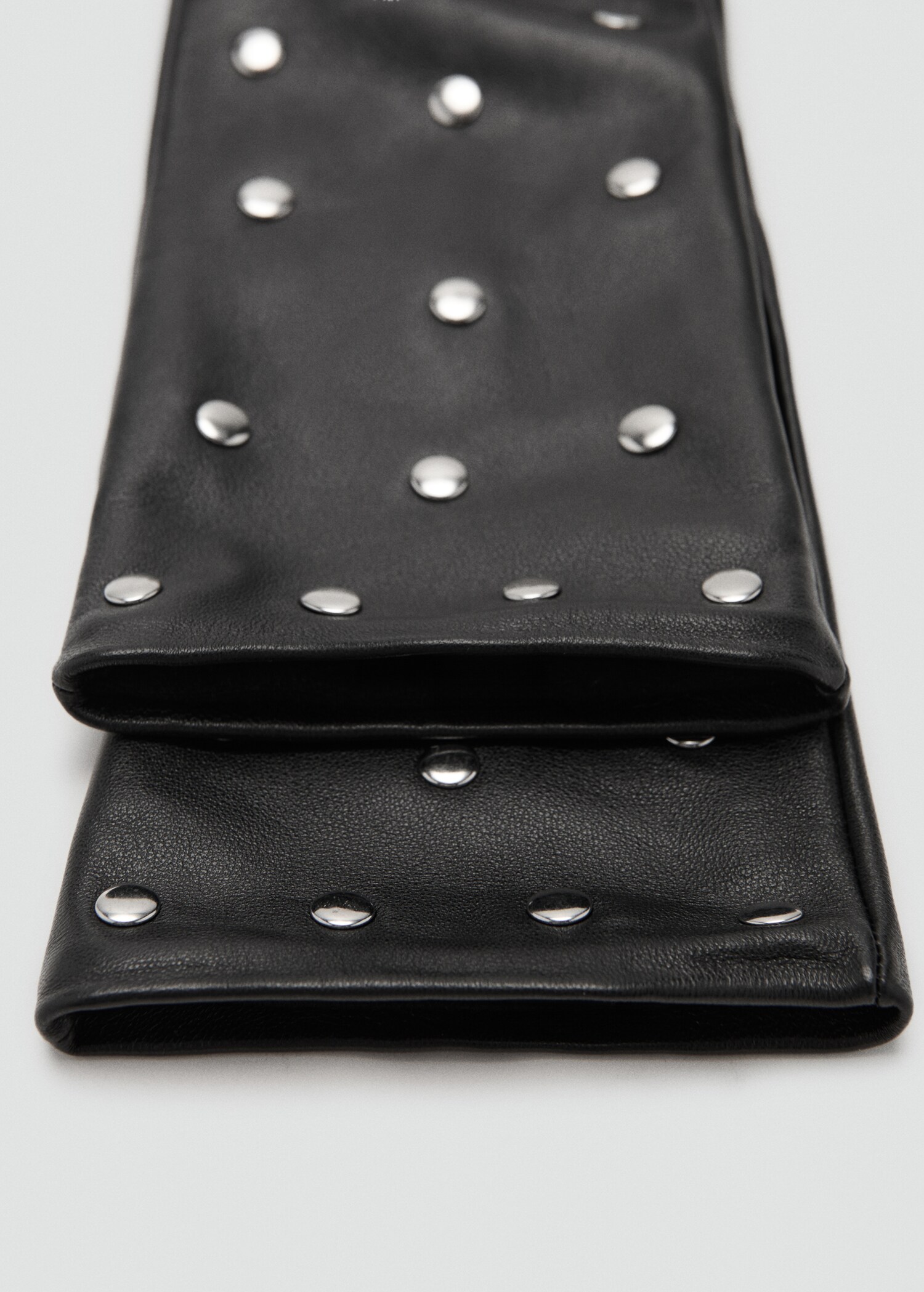 Studded leather gloves - Medium plane