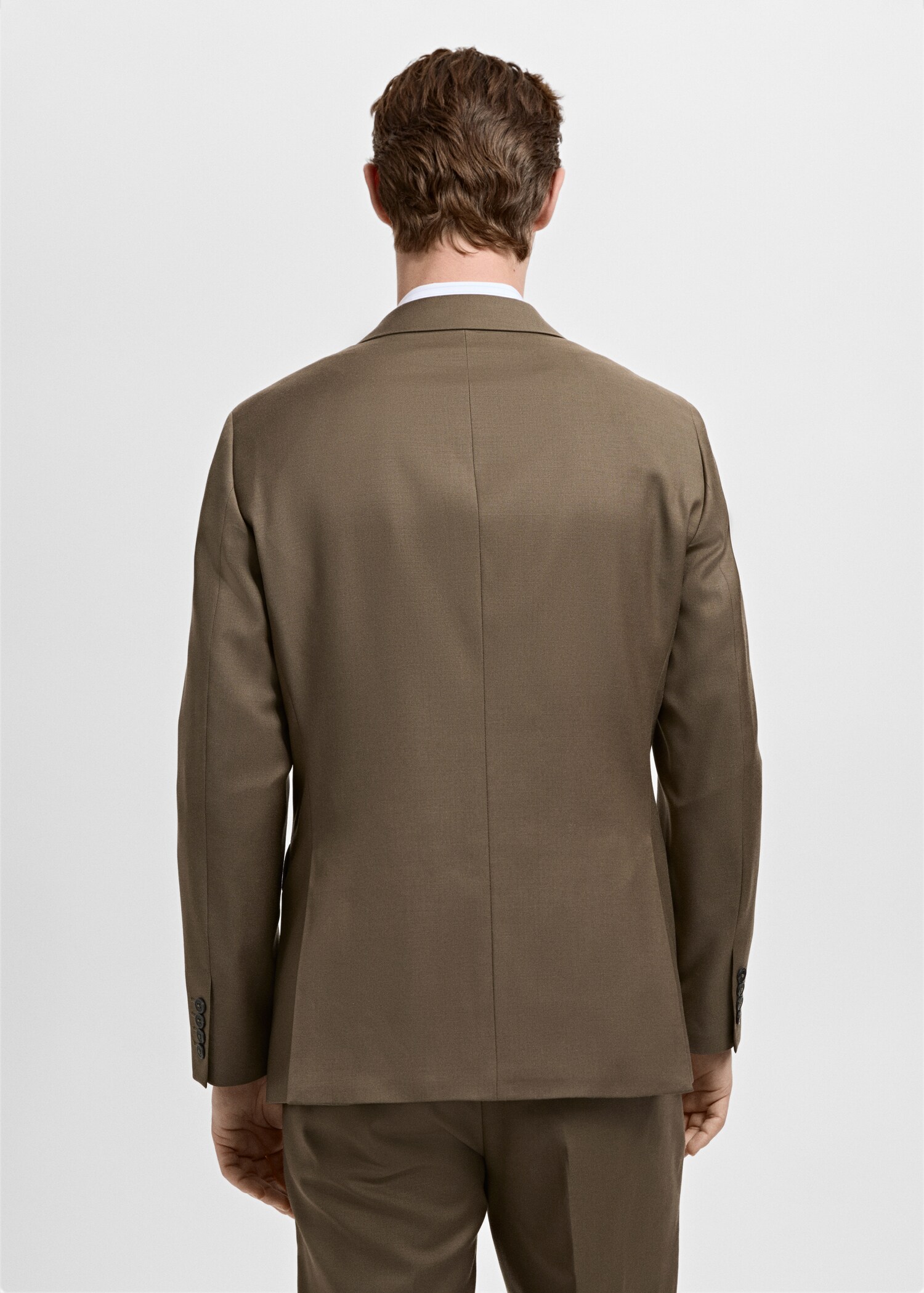Turin 100% virgin wool suit jacket - Reverse of the article