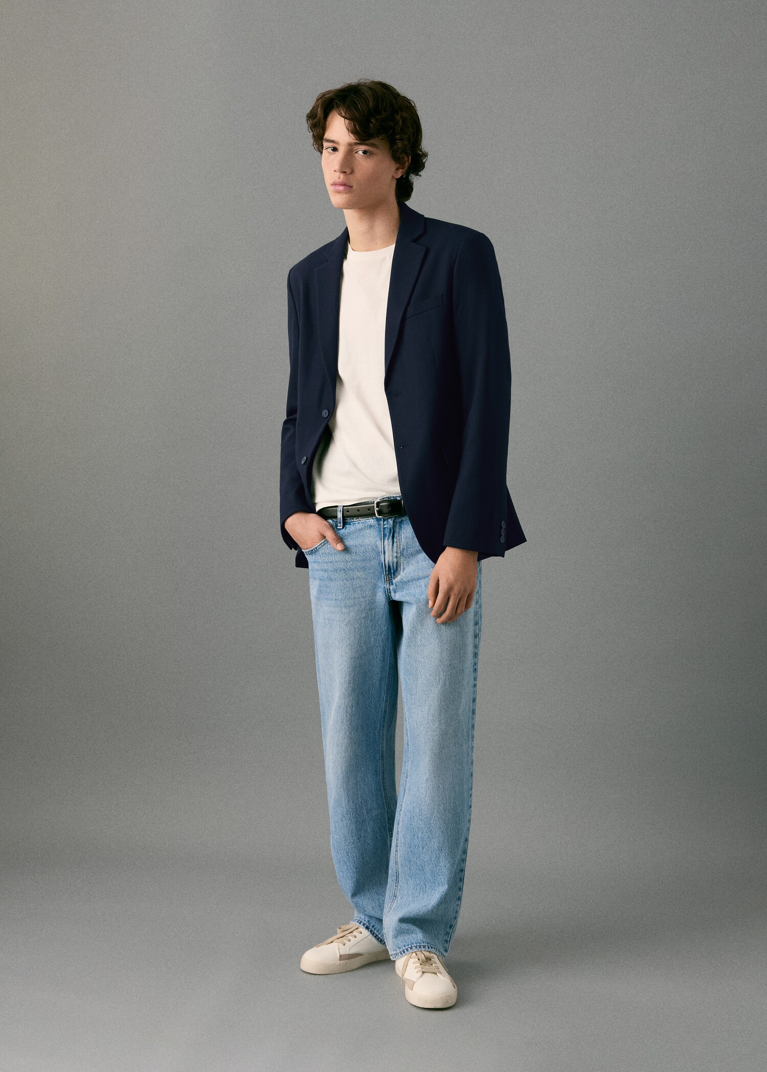 Straight-fit suit jacket - Details of the article 2