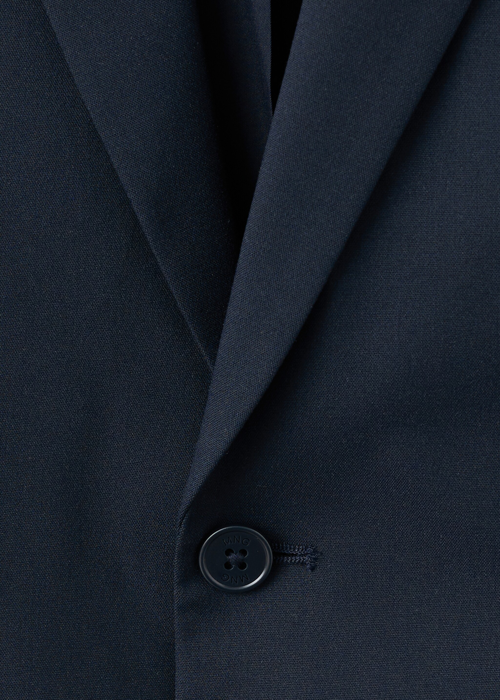 Classic suit jacket - Details of the article 8, Navy. Ref: 27074051-01.