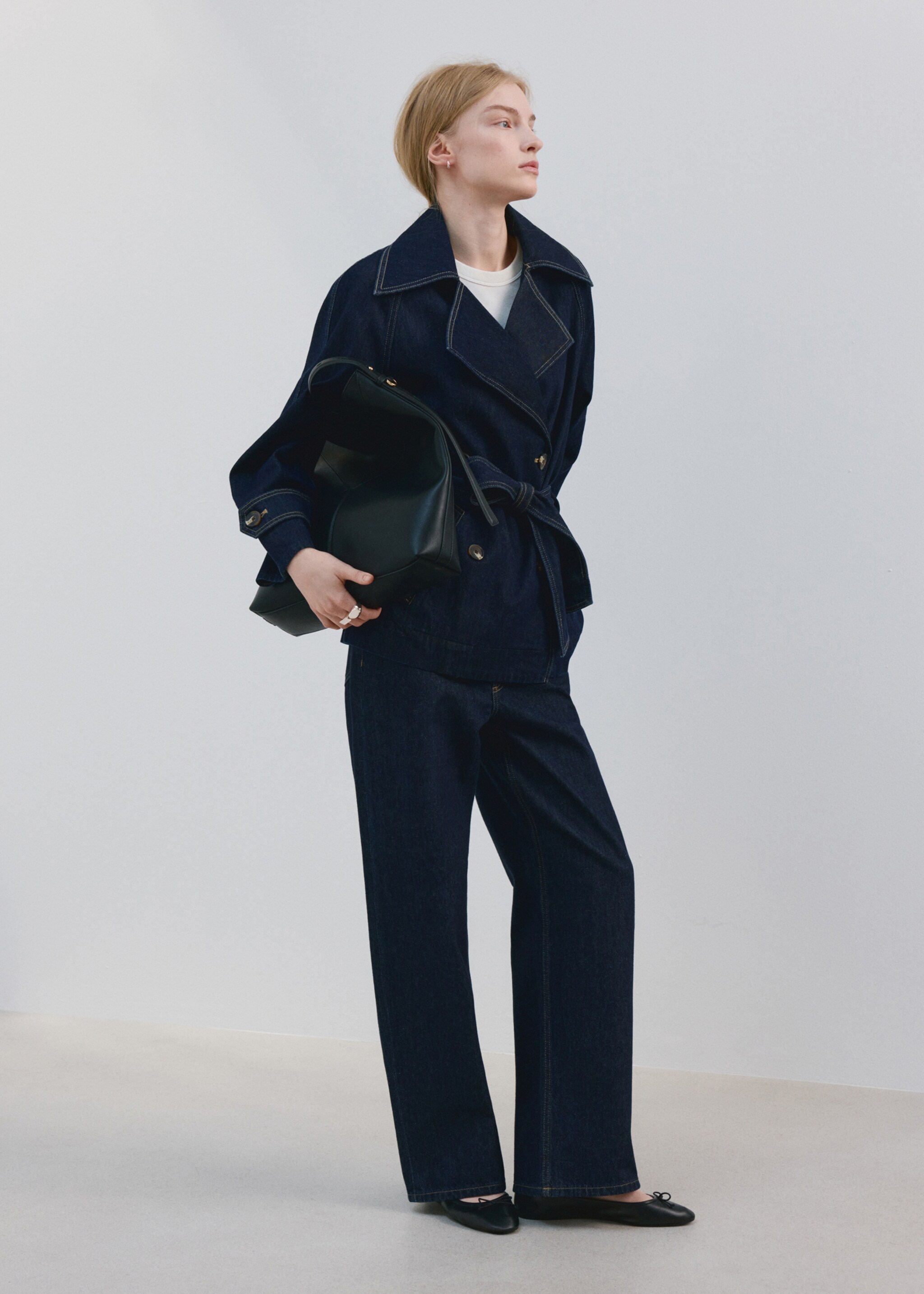 Straight low-waist jeans - General plane, Open Blue. Ref: 27074072-01.