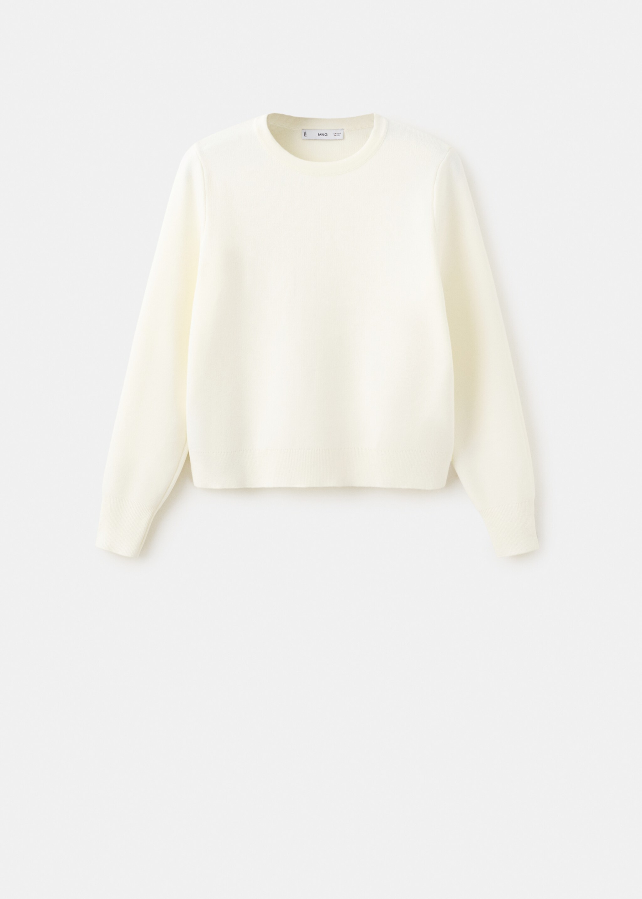 Sweater manset berkancing - Barang tanpa model, Warna ecru. Ref: 27074084-01.