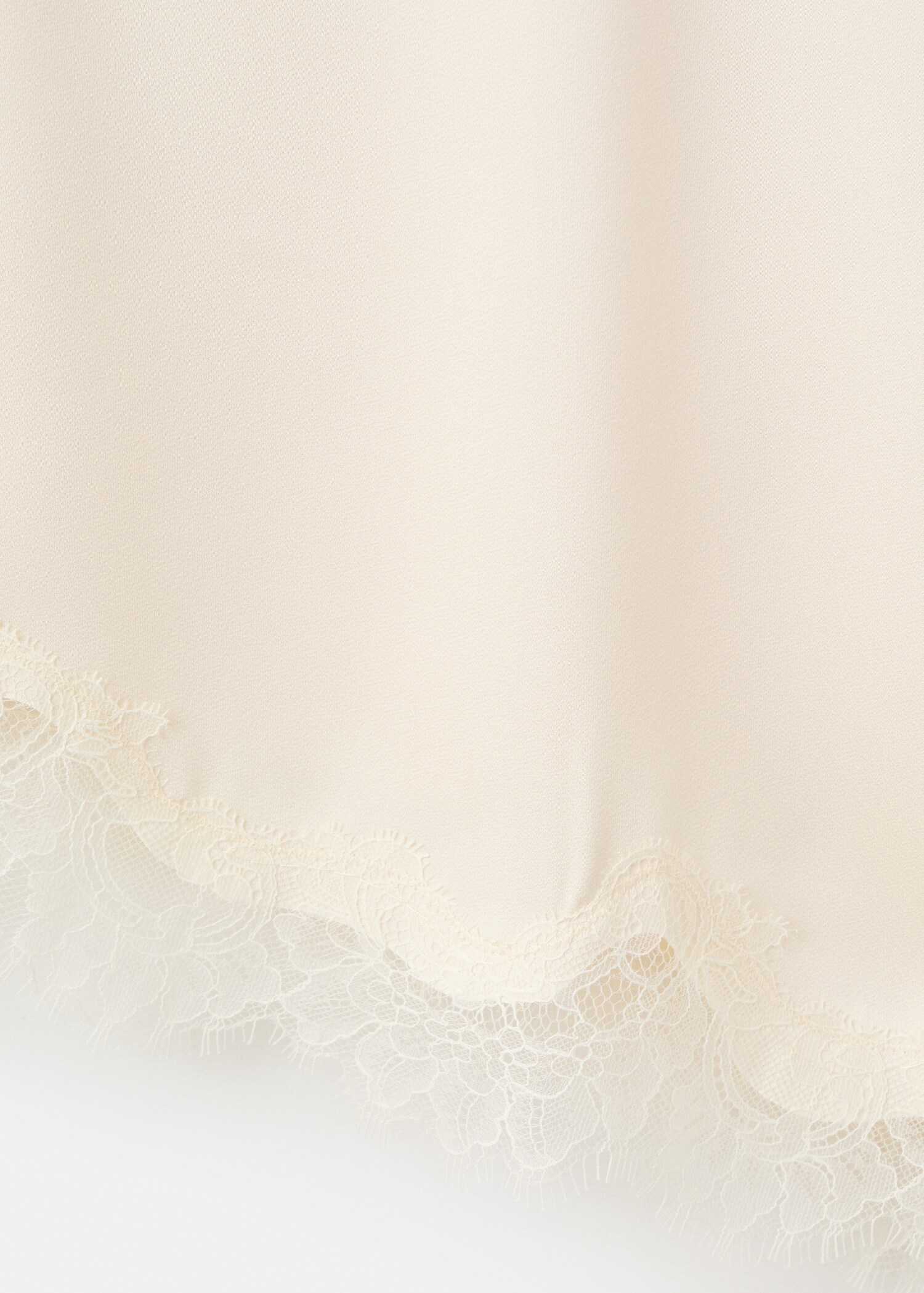 Asymmetrical lace lingerie top - Details of the article 0
