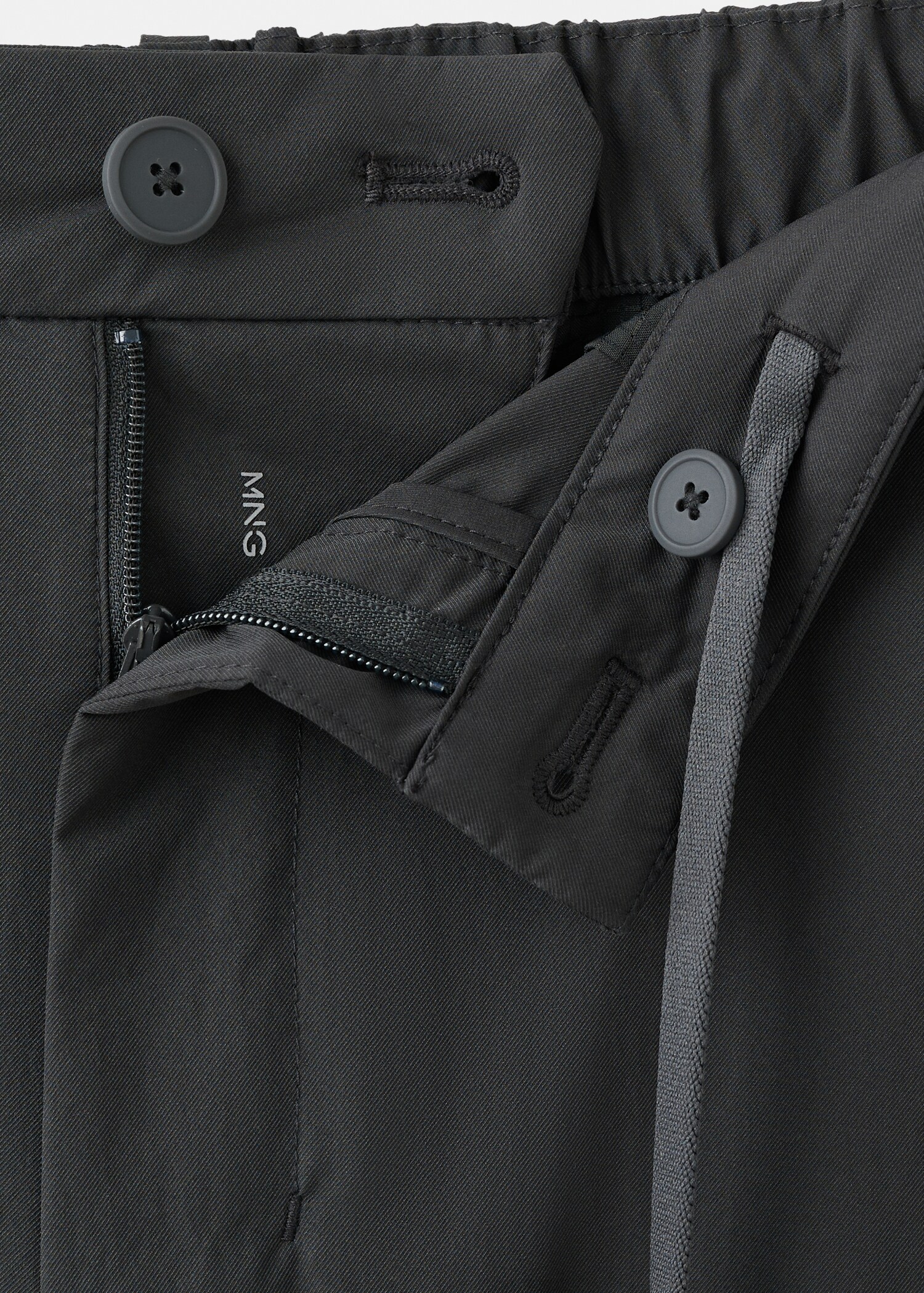 Slim-fit water-repellent trousers - Details of the article 0